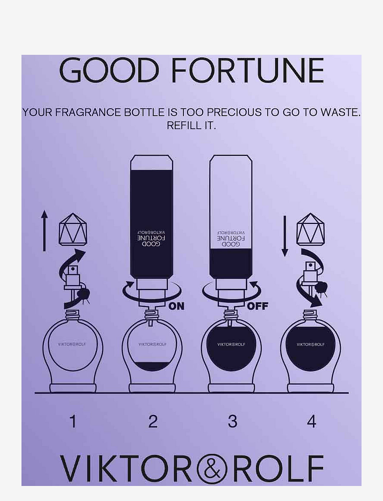 Viktor & Rolf - Good Fortune EDP 50ml - redo för date night - clear - 4