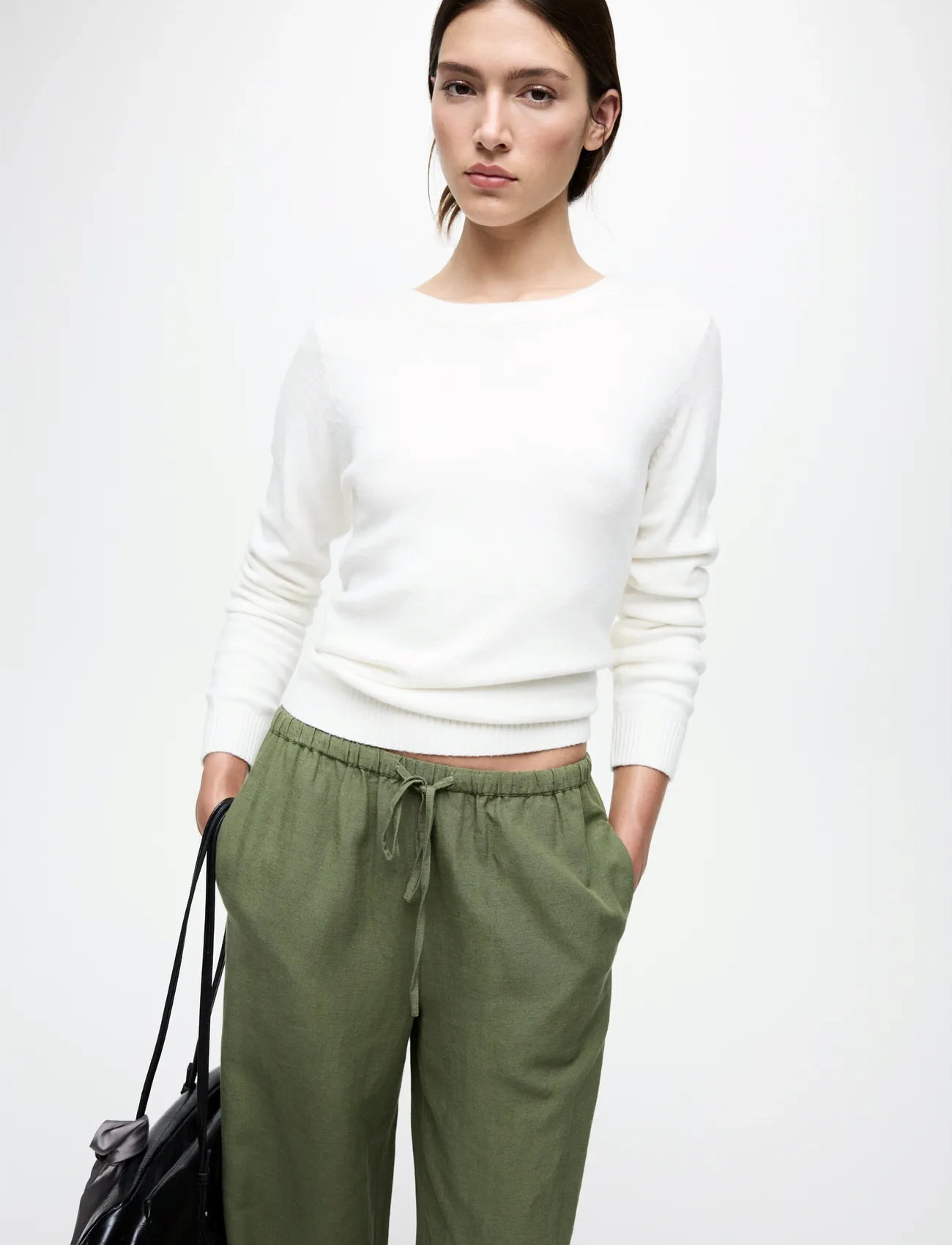 VILA Viril O-neck L/S Knit Top stickade tröjor dam – bild 9