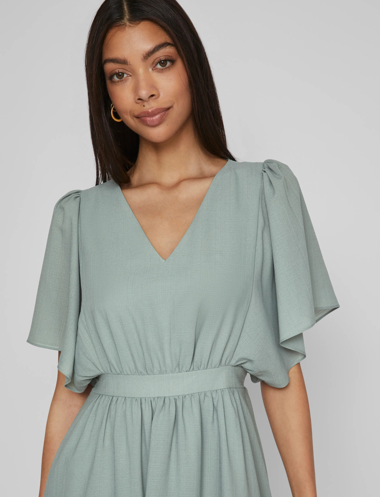 VILA Mirage 2/4 V-Neck Ankle Dress maxiklänningar dam – bild 7
