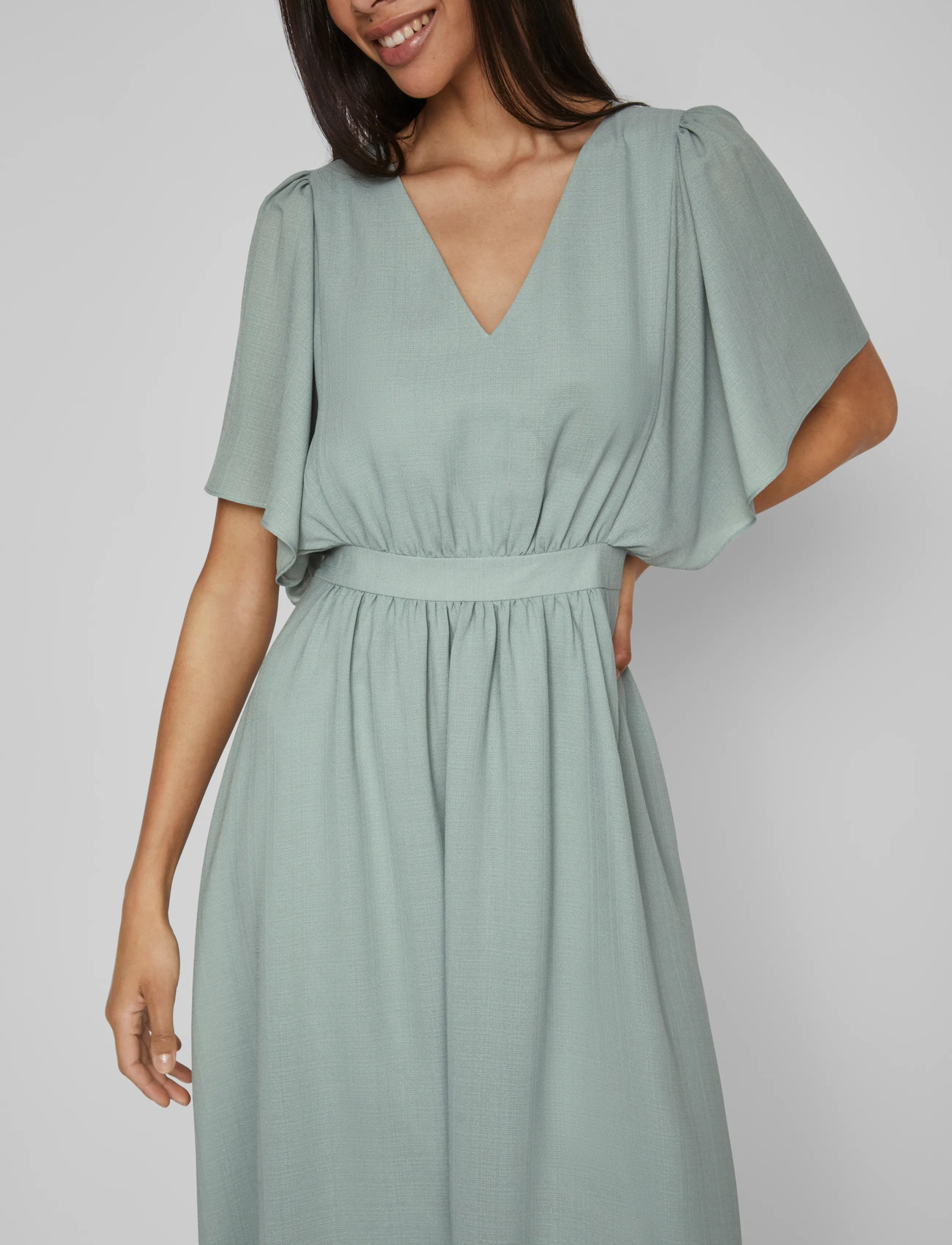 VILA Mirage 2/4 V-Neck Ankle Dress maxiklänningar dam – bild 9