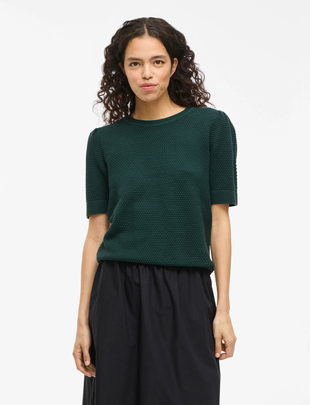 Vila Vidalo O-Neck S/S Knit Top - Noos - - XS 1