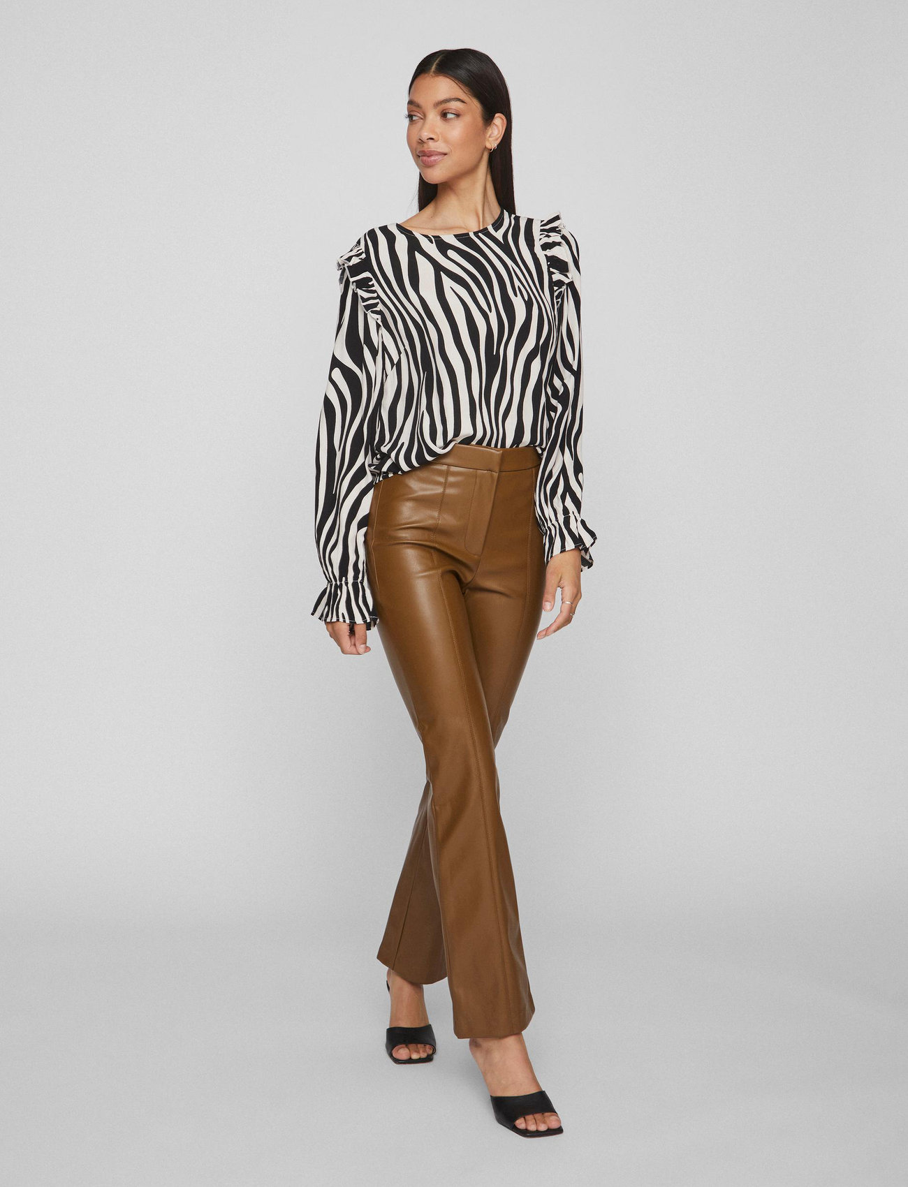 VILA Fini O-Neck L/S Top skjortor & blusar dam – bild 7