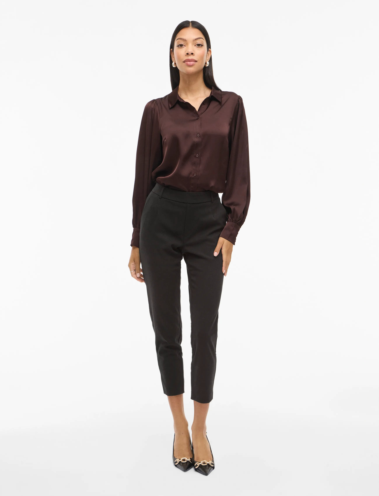 VILA Vivarone HW Slim Pant kostymbyxor dam – bild 7