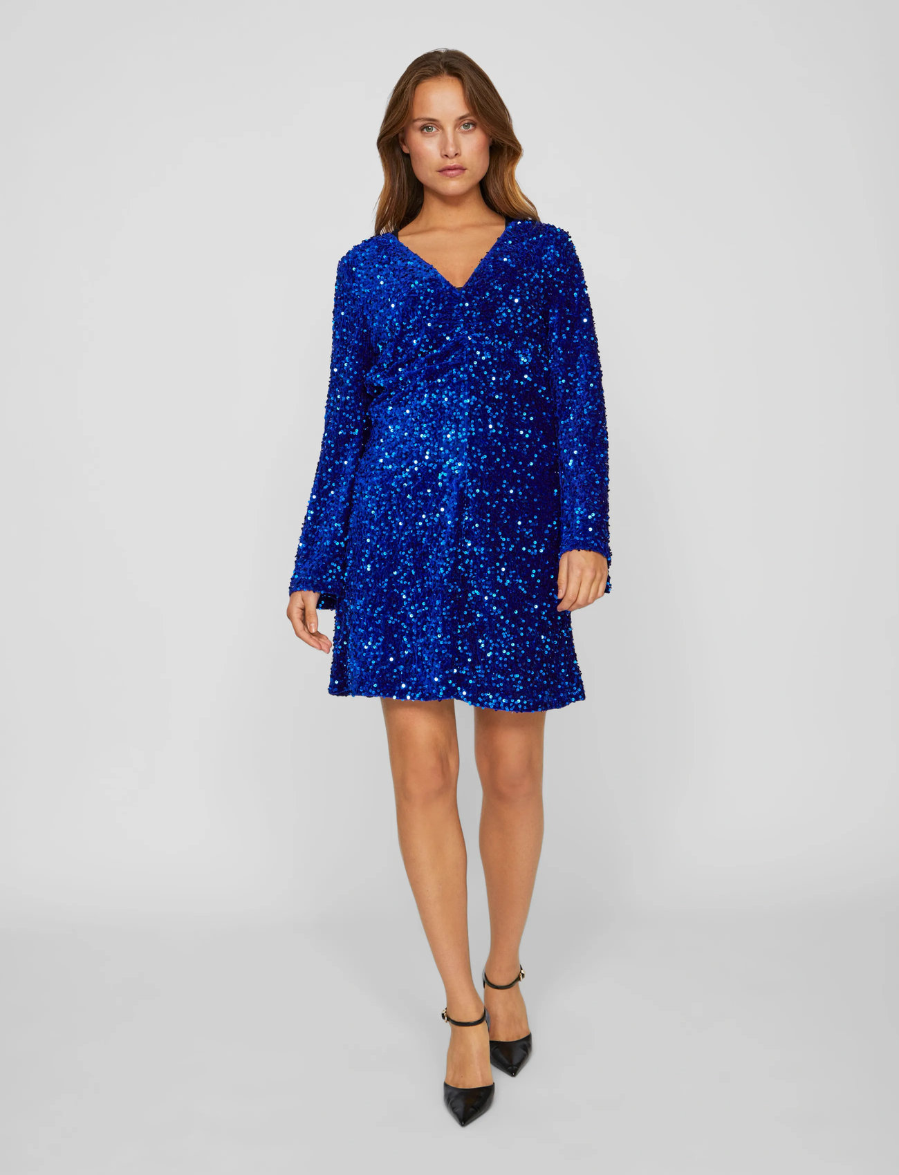 VILA Vibarina Glitter Dress festklänningar dam – bild 9