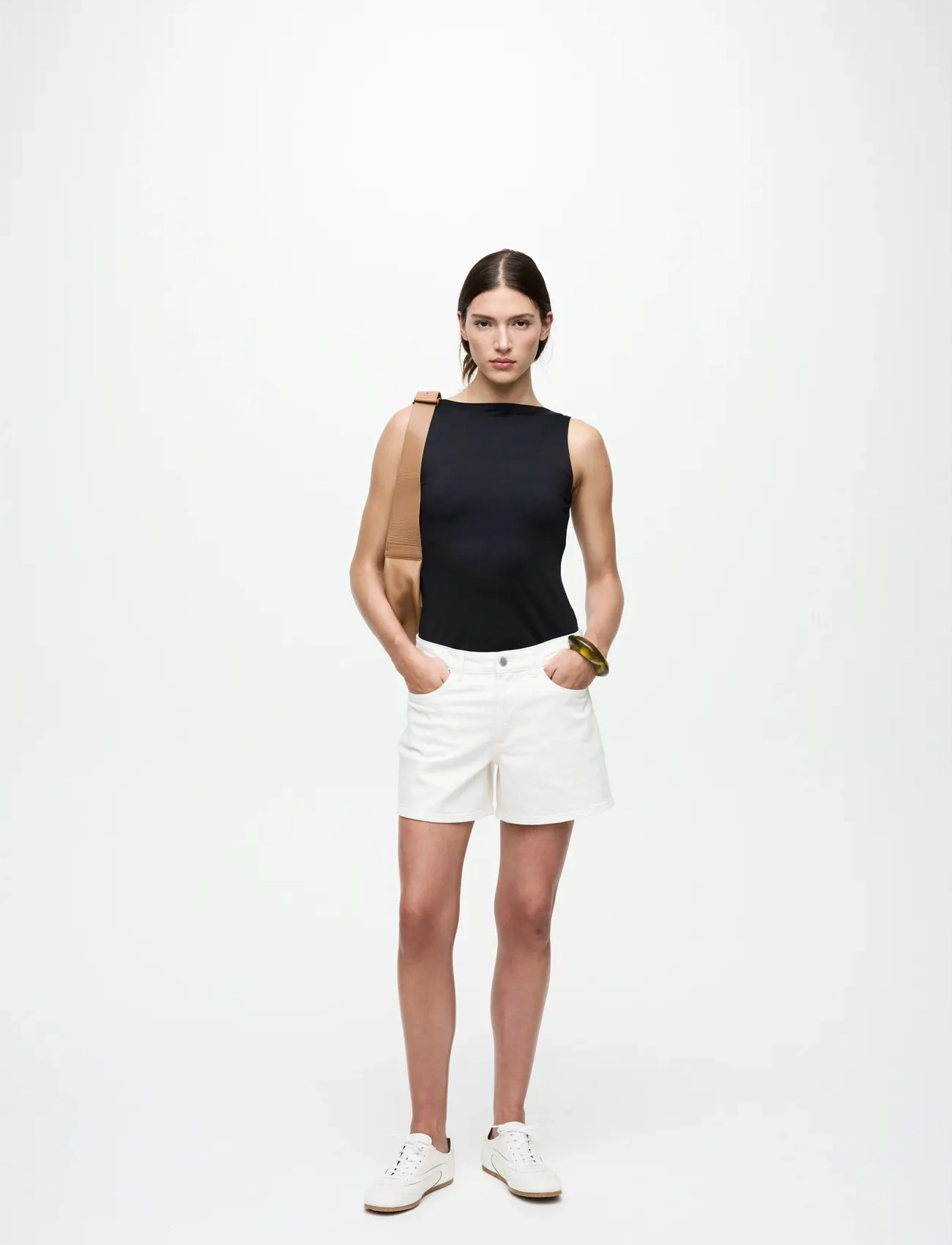 VILA Vikenza U-neck S/L TANK TOP RE linnen dam – bild 10