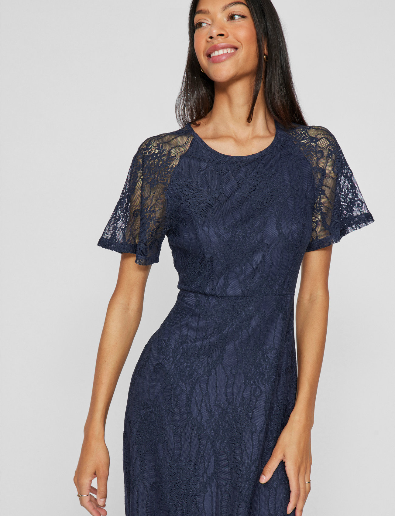 VILA Vifemma S/S LACE DRESS NOOS klänningar dam – bild 10