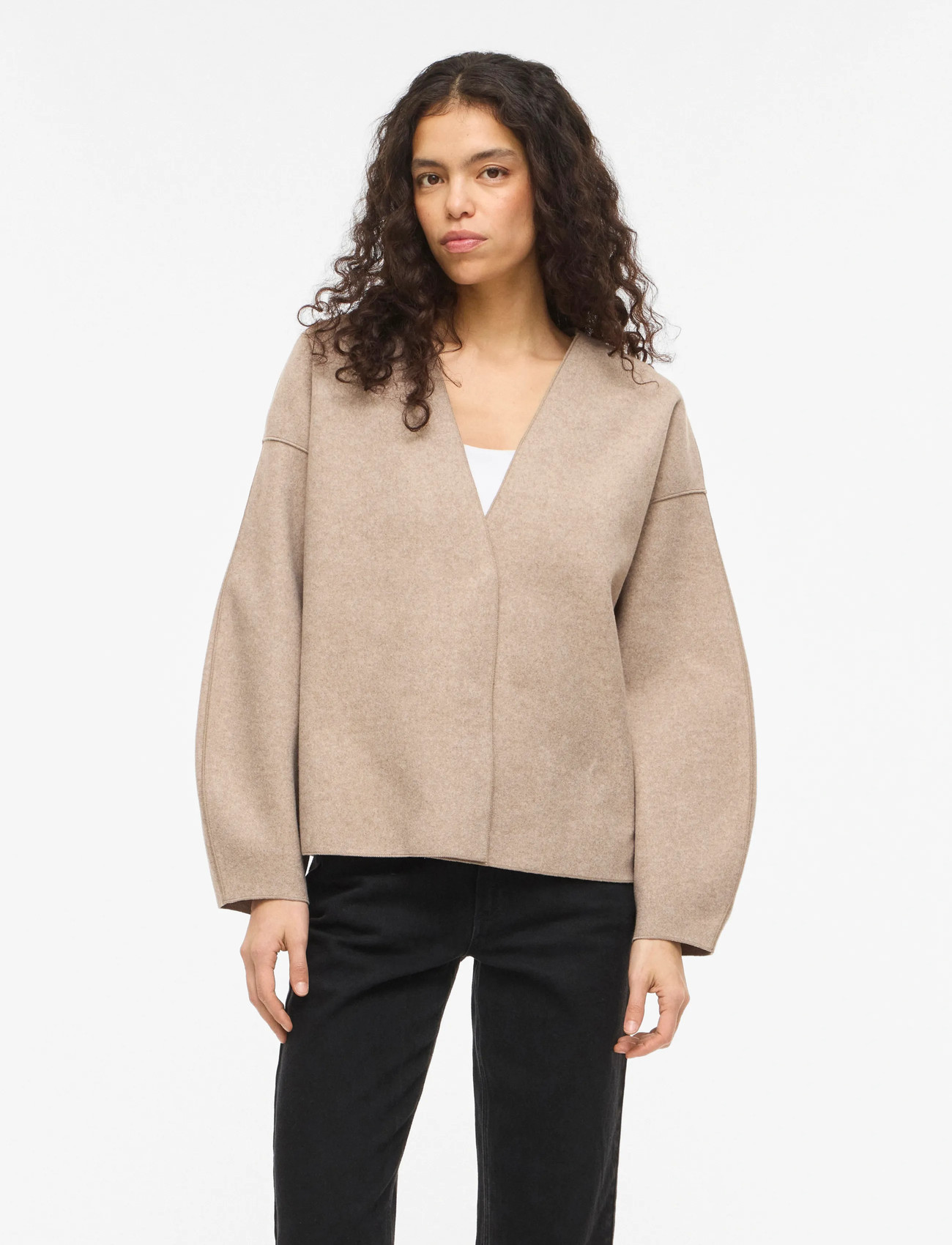 Vila Vijuice Loose L/S Jacket - Noos - Cream - 34 1