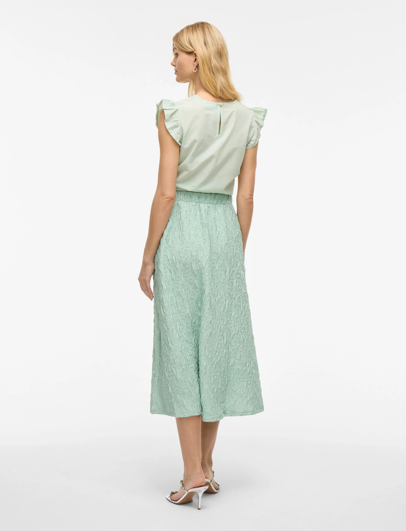 VILA Visophia Hw Volume Midi Skirt kjolar dam – bild 6