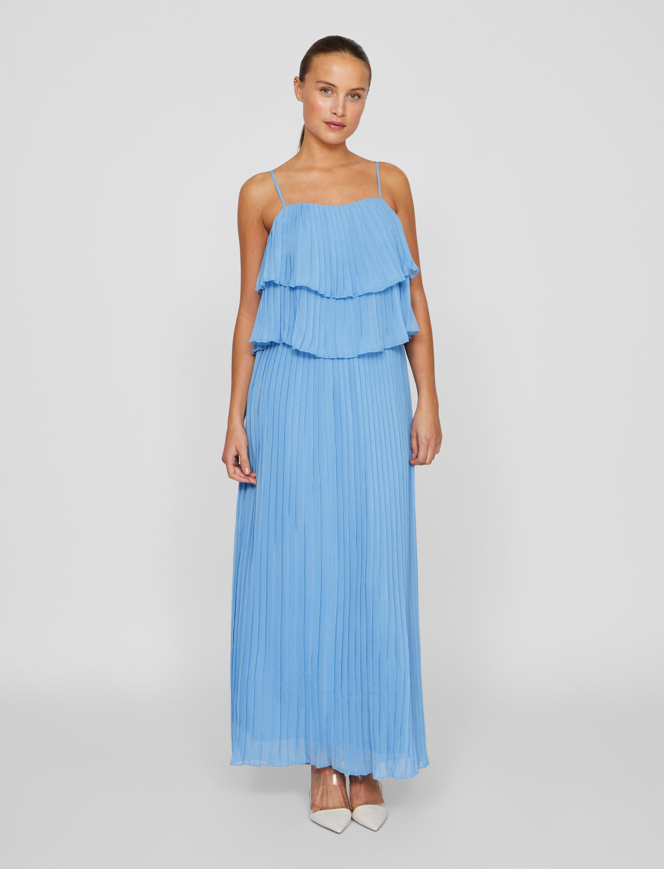 Vila Vichiffan Singlet Pleat Dress - Noos/Dc - White - 34 2