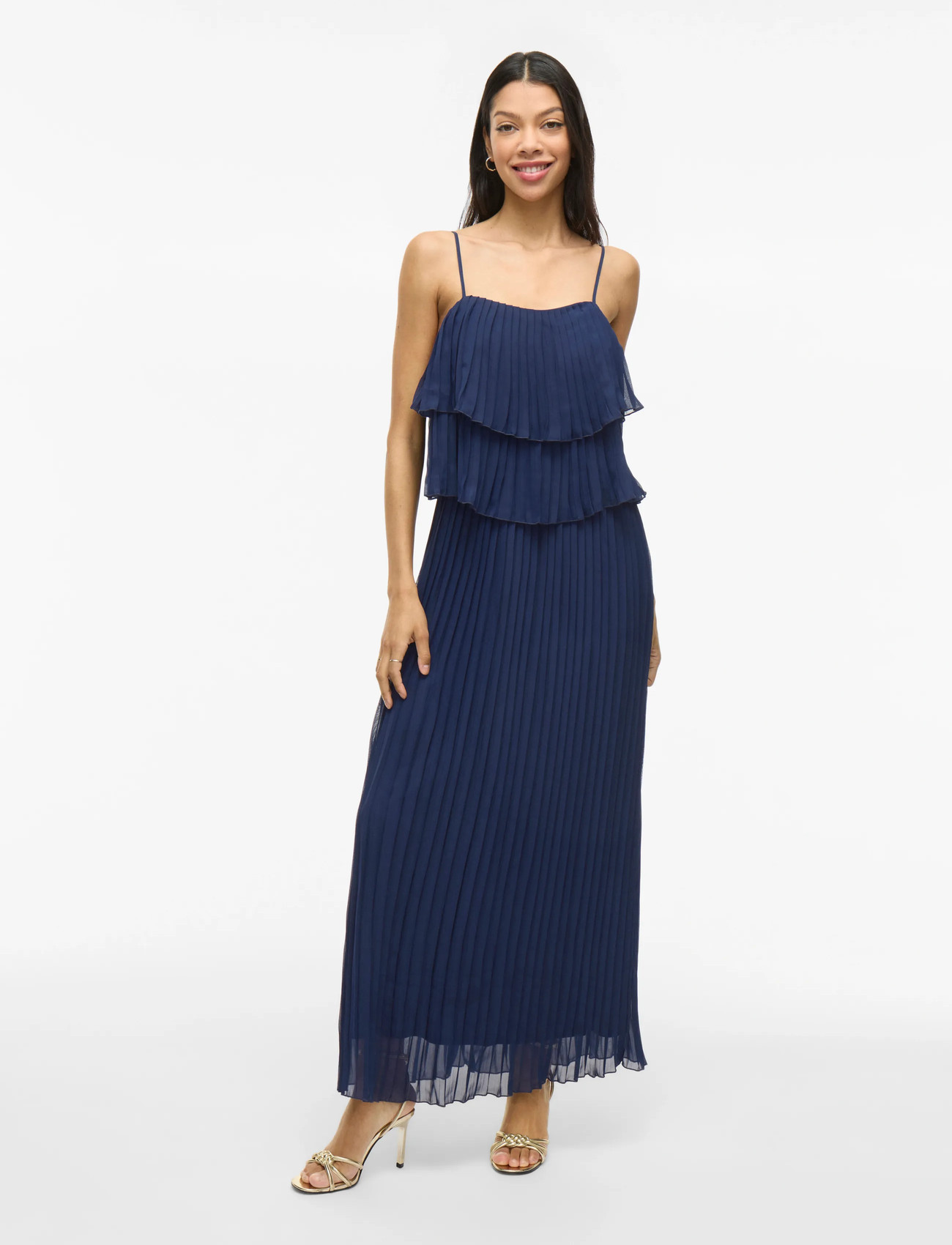 Vila Vichiffan Singlet Pleat Dress - Noos/Dc - White - 34 1