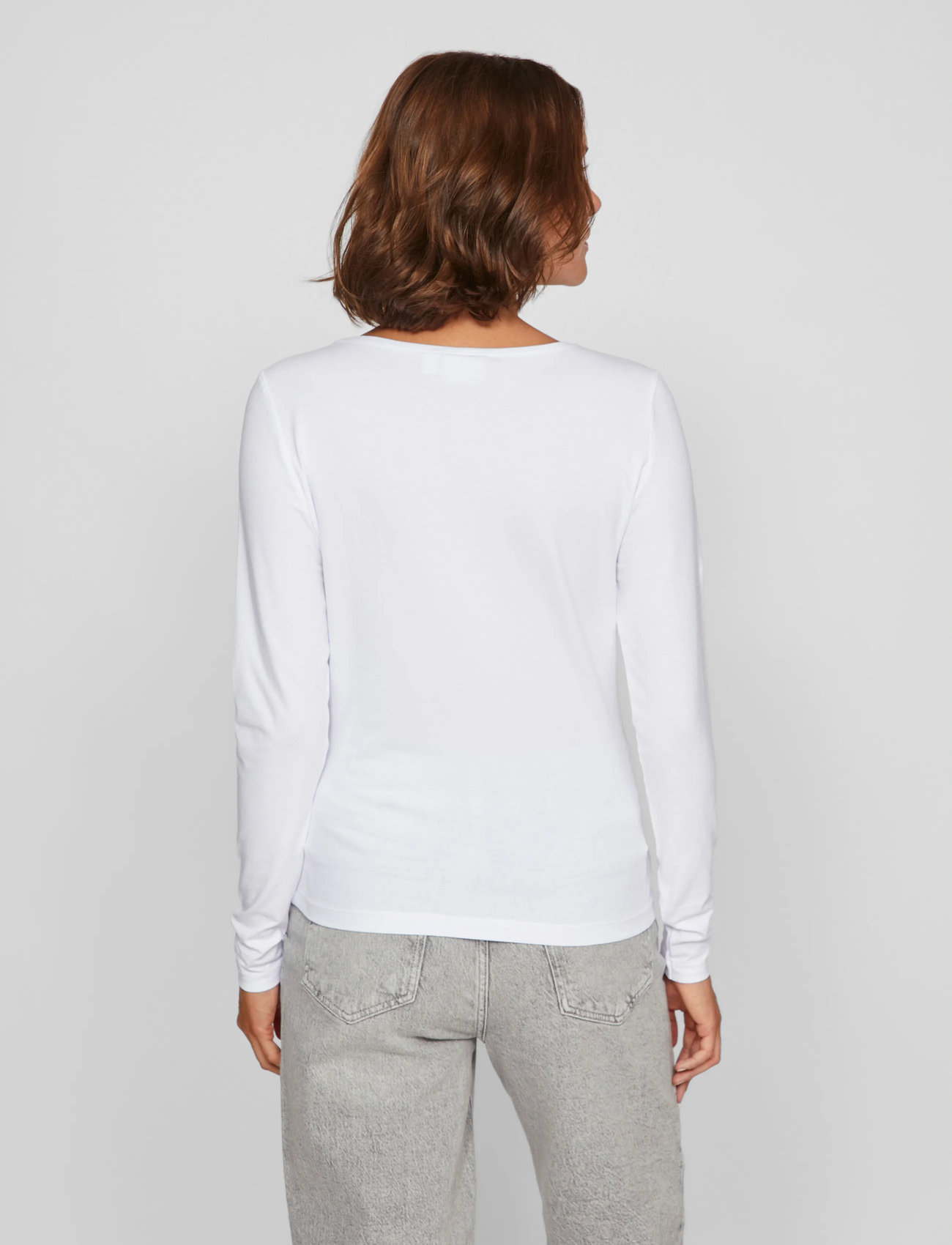 VILA Vinora L/S O-NECK TOP NOOS t-shirts dam – bild 5