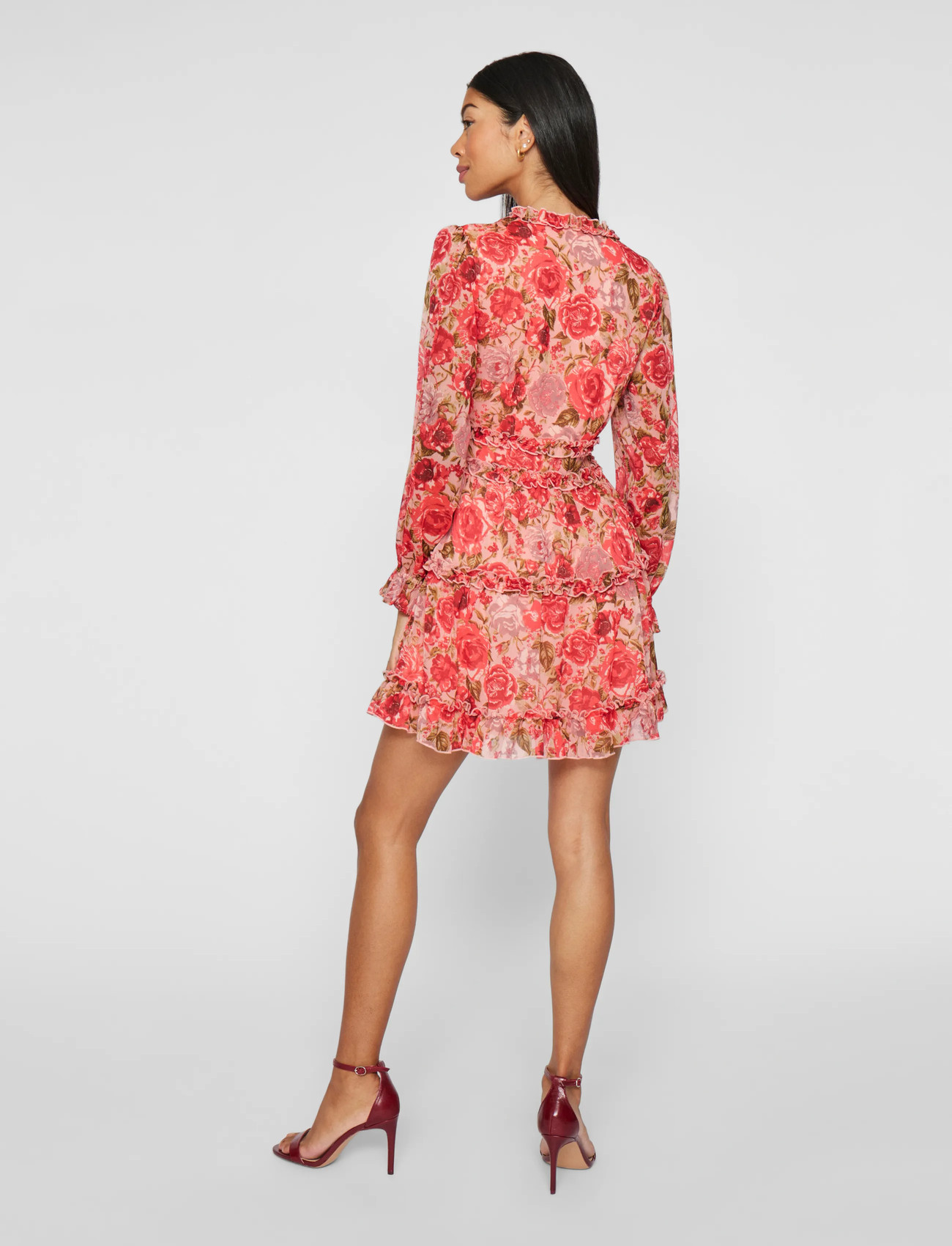 VILA Viemsa L/S SHORT DRESS korta klänningar dam – bild 7