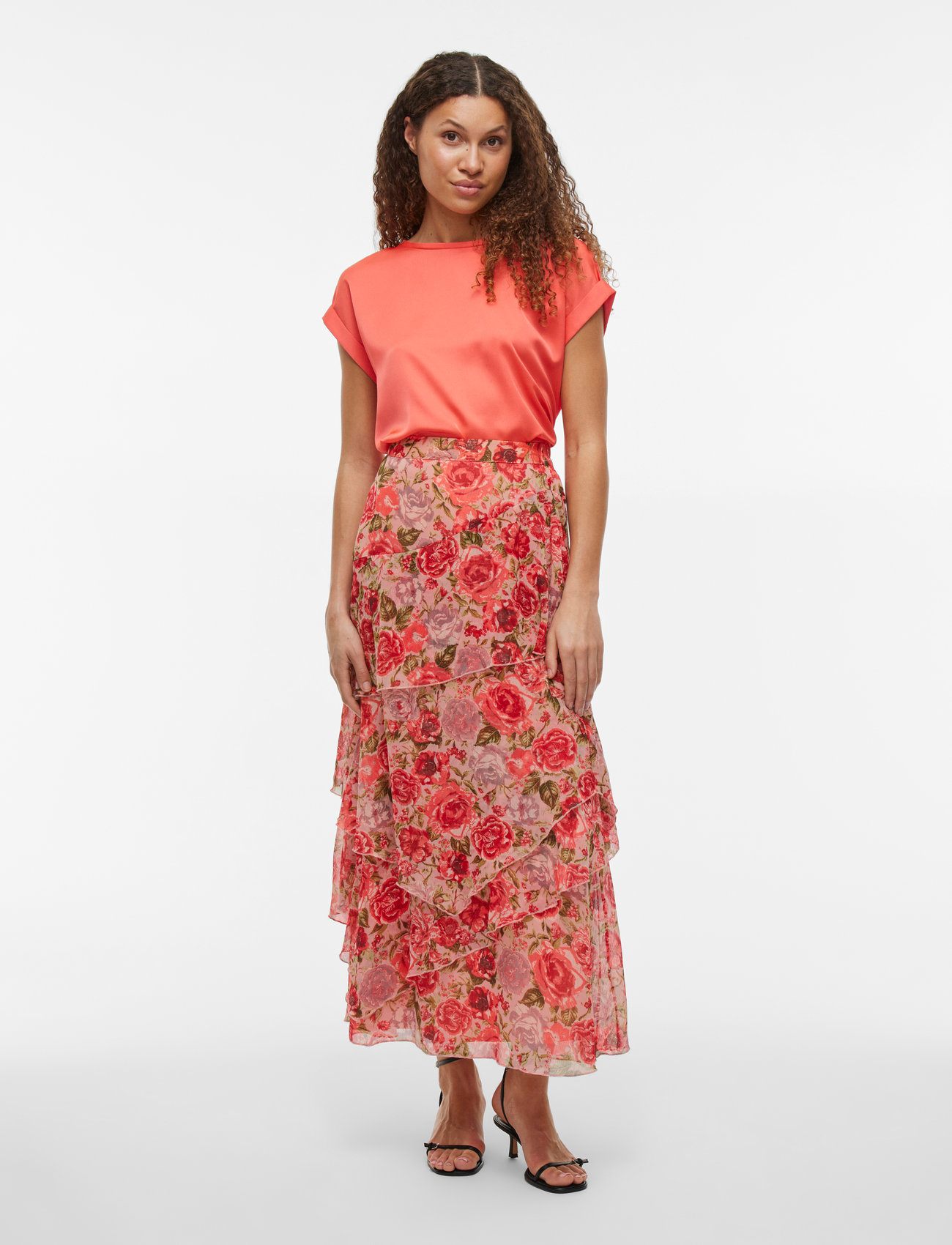 VILA Vipalma Hw Maxi Layer Skirt maxikjolar dam – bild 6