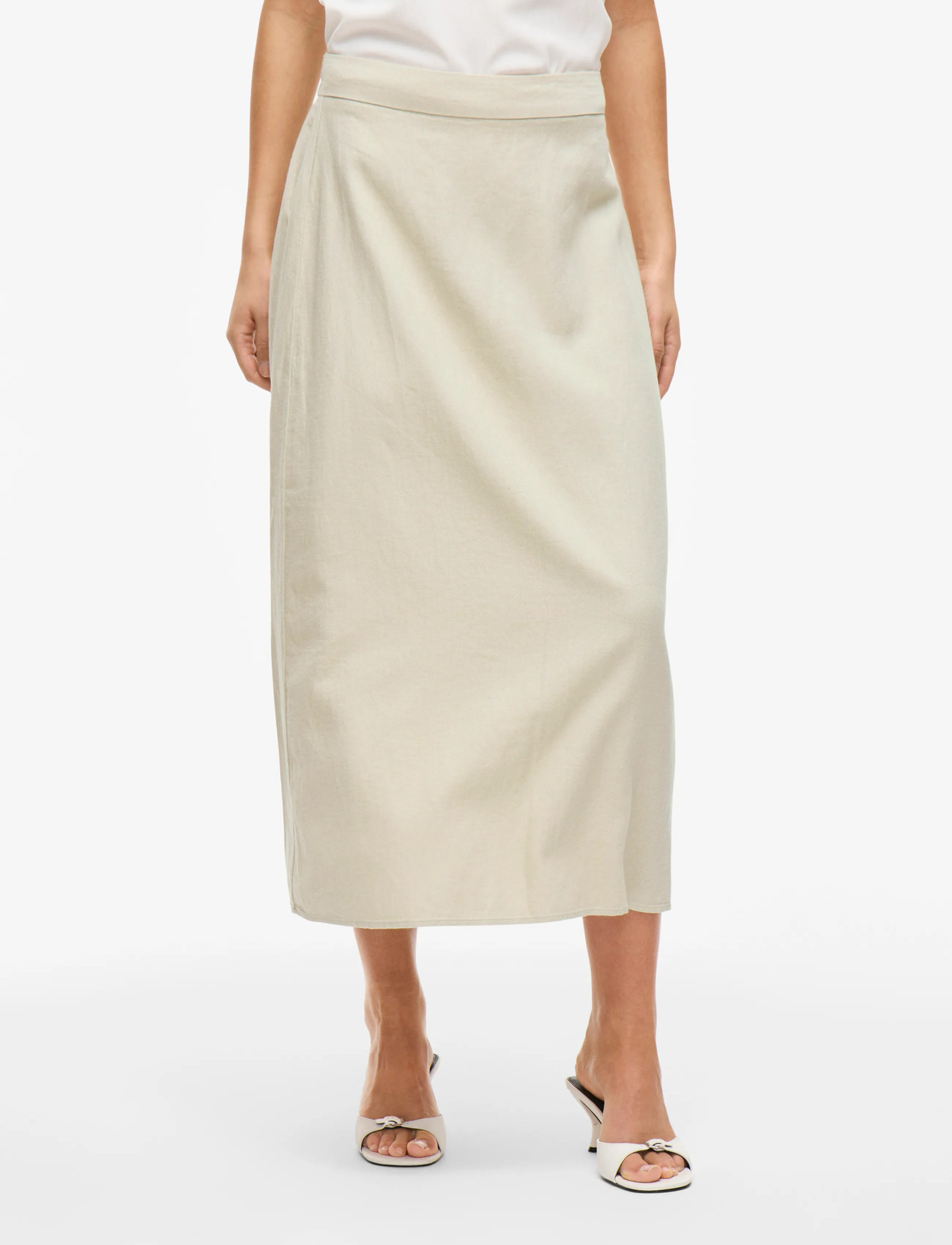 Vila Vijolanda Ankle Skirt - Cream - 34