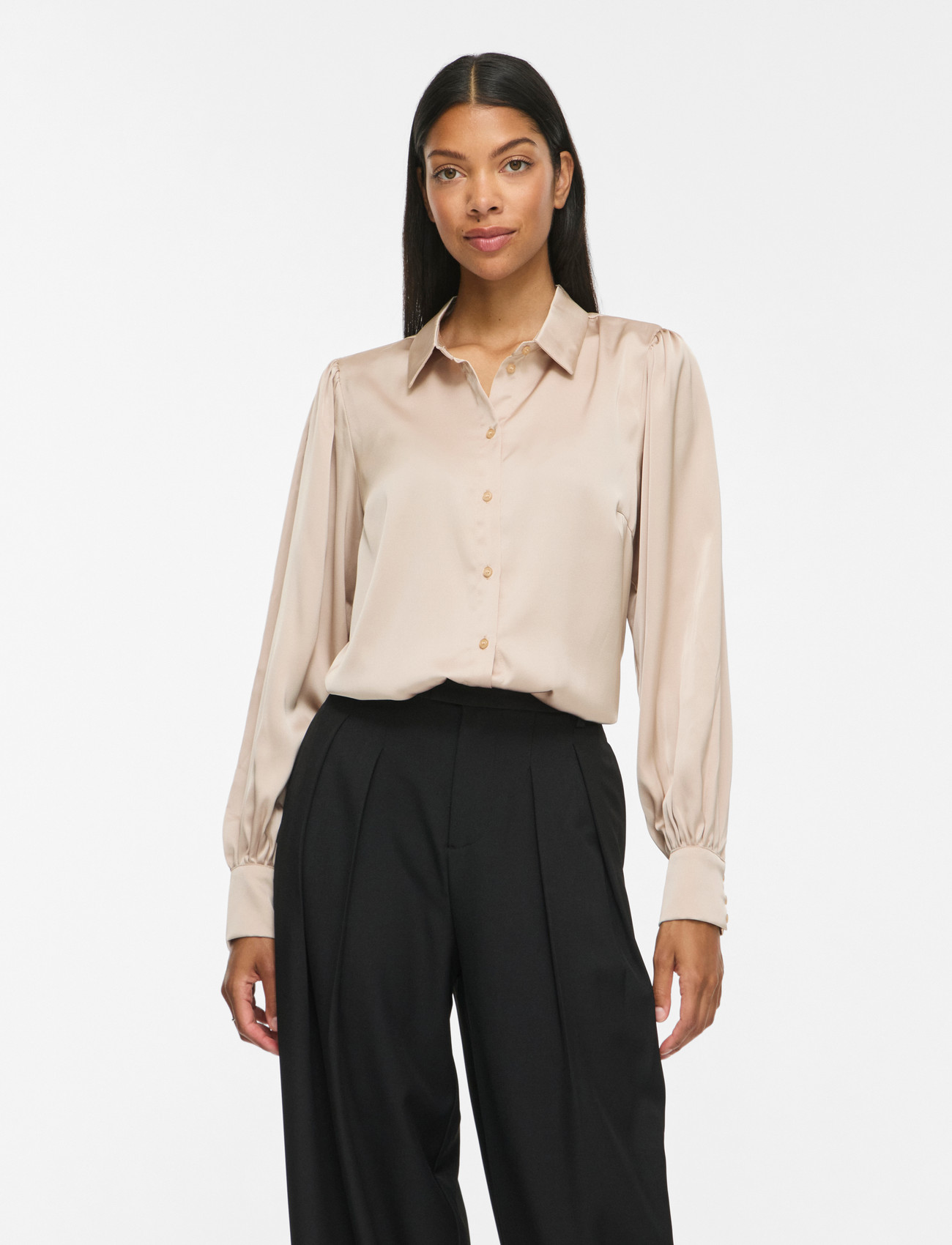 VILA Vienna Ravenna L/S BALLOON SHIRT skjortor dam – bild 6