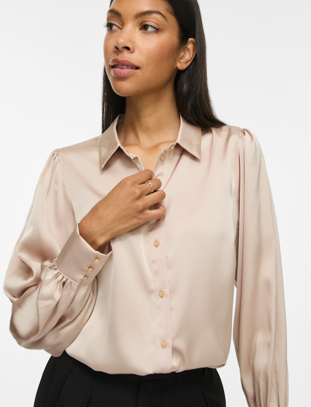 VILA Vienna Ravenna L/S BALLOON SHIRT skjortor dam – bild 9