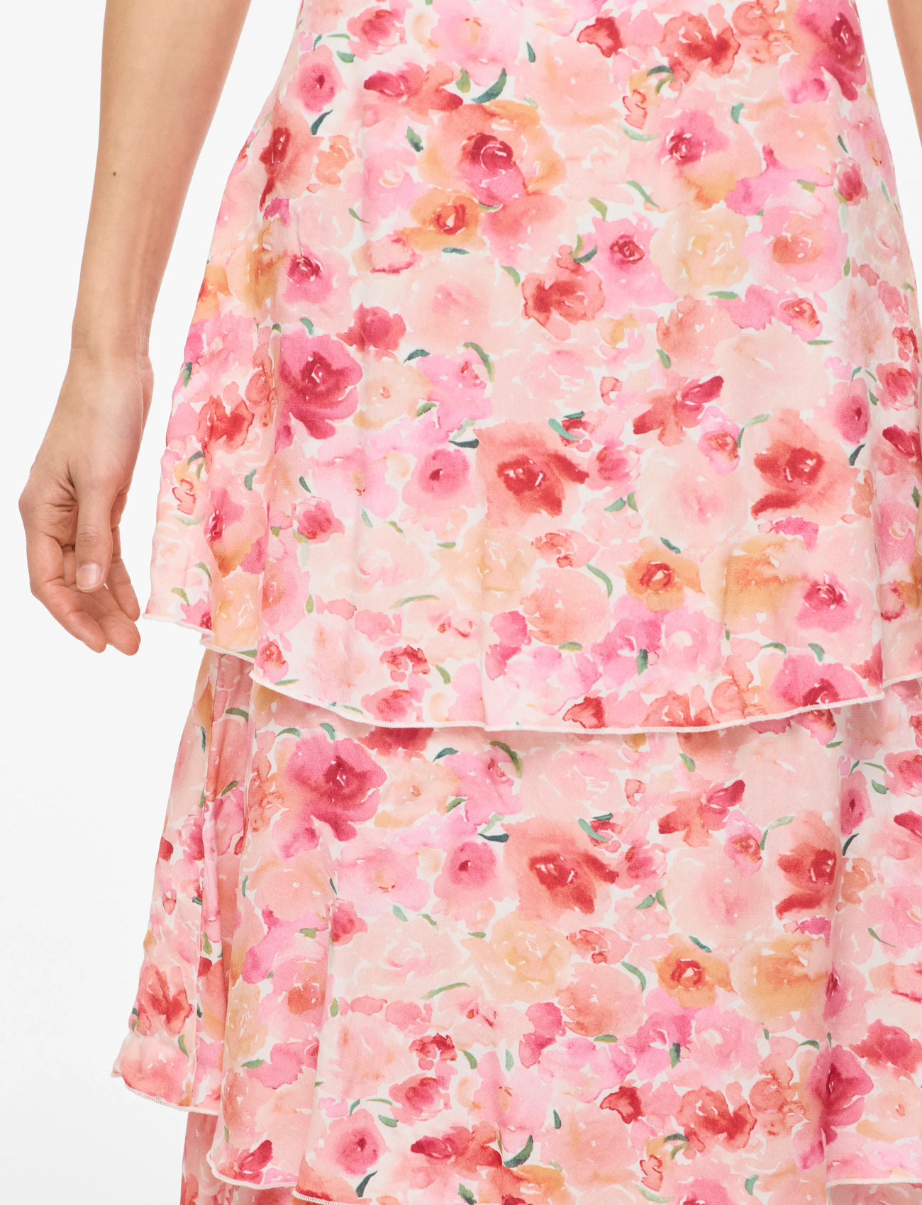 VILA Viastra Hw Flounce Ankle Skirt maxikjolar dam – bild 9