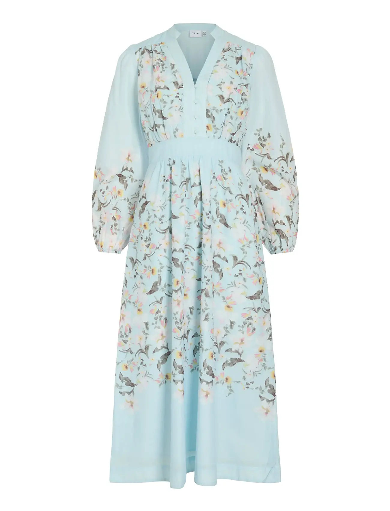 Vila Vizanila Gil L/S Midi Dress/Dc/Ln - - 36 1