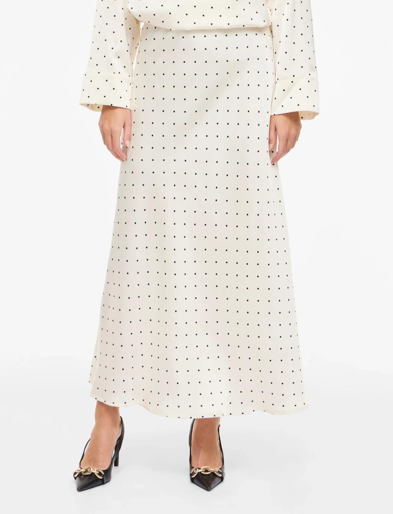 Vila Vifadia Hw Midi Ankle Skirt - - 38 1