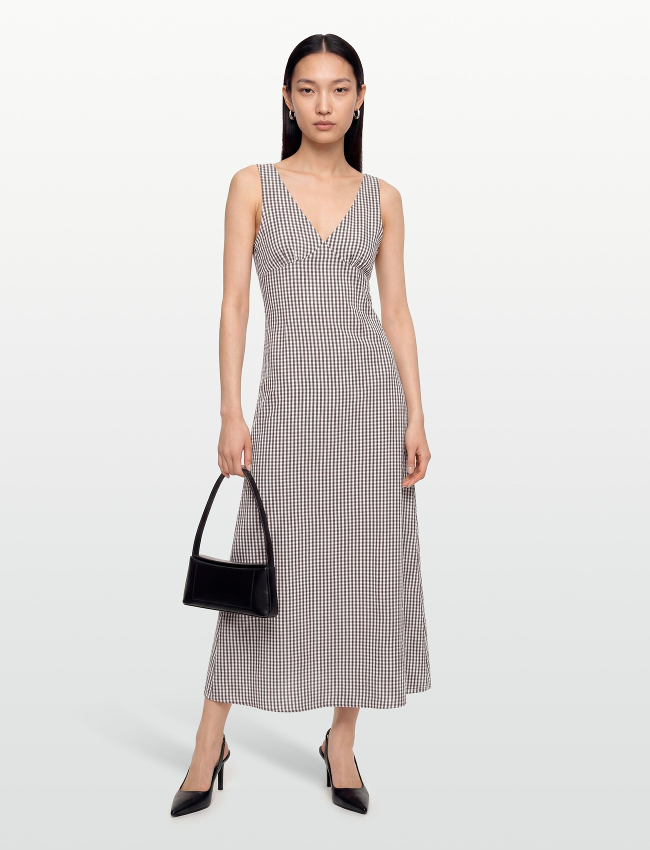 VILA Viterni S/L V-NECK ANKLE DRESS midiklänningar dam – bild 5