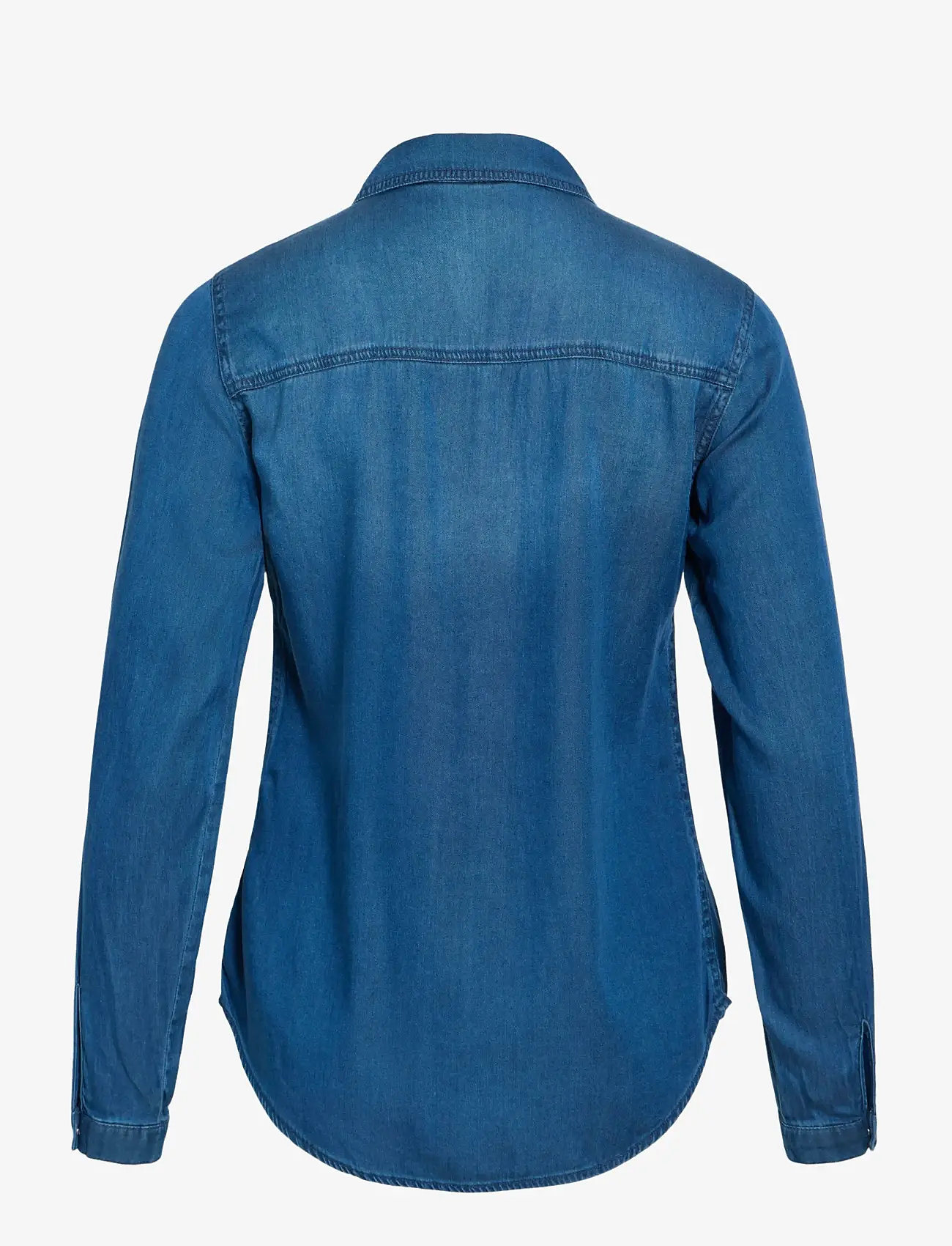 Vila - VIBISTA DENIM SHIRT-NOOS - denimskjorter - dark blue denim - 2