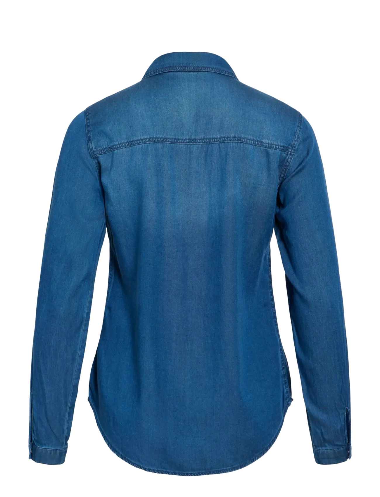Vila - VIBISTA DENIM SHIRT-NOOS - jeanshemden - dark blue denim - 2