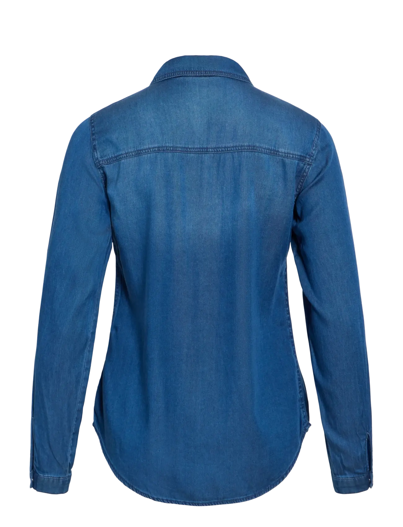 Vila - VIBISTA DENIM SHIRT-NOOS - jeanshemden - dark blue denim - 2