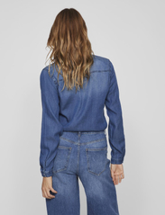 Vila - VIBISTA DENIM SHIRT-NOOS - jeansskjortor - dark blue denim - 3