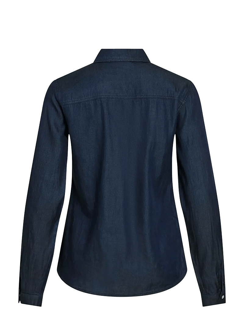 Vila - VIBISTA DENIM SHIRT-NOOS - jeanshemden - dark blue denim - 2
