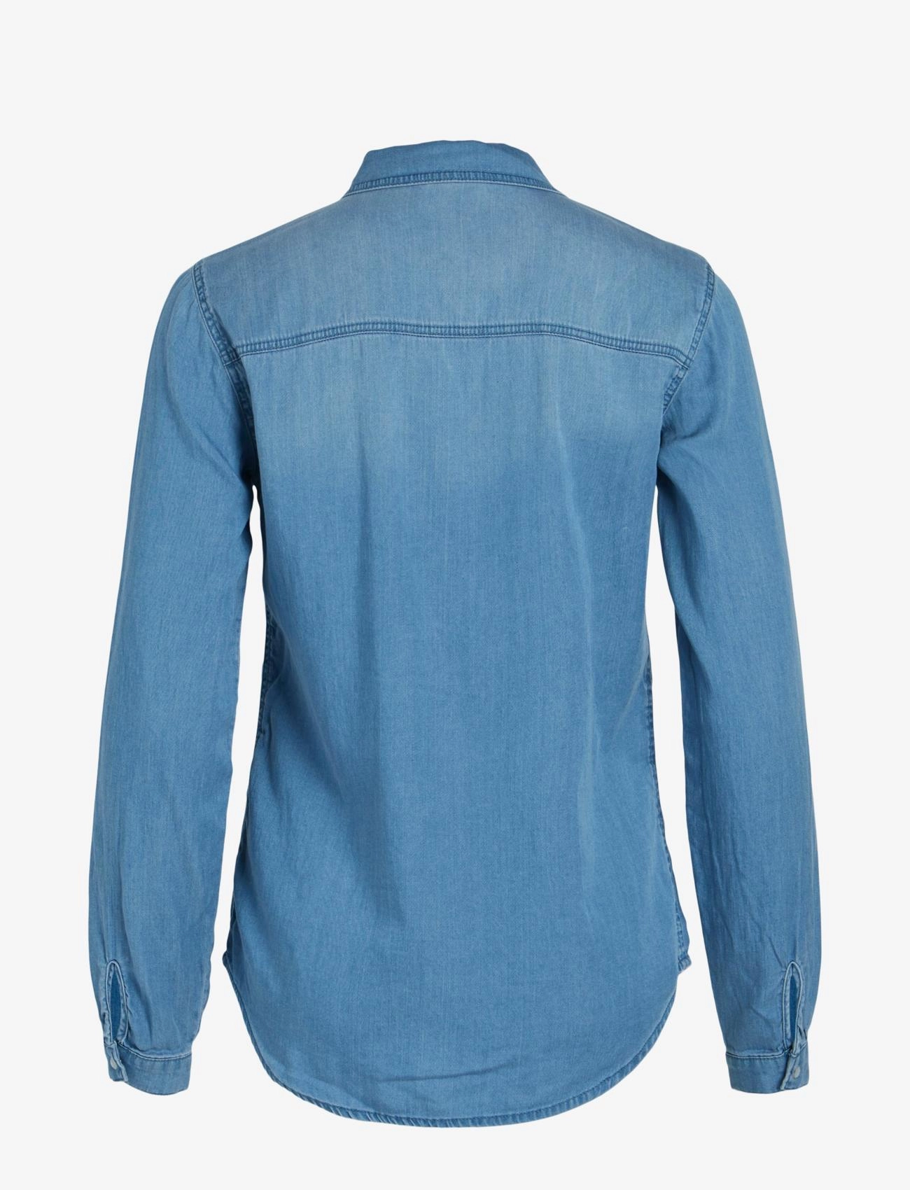 Vila - VIBISTA DENIM SHIRT-NOOS - chemises en jeans - medium blue denim - 2