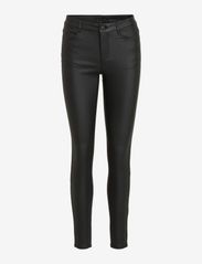 Vila - VICOMMIT COATED RWSK NEW PANT-NOOS - leather trousers - black - 0