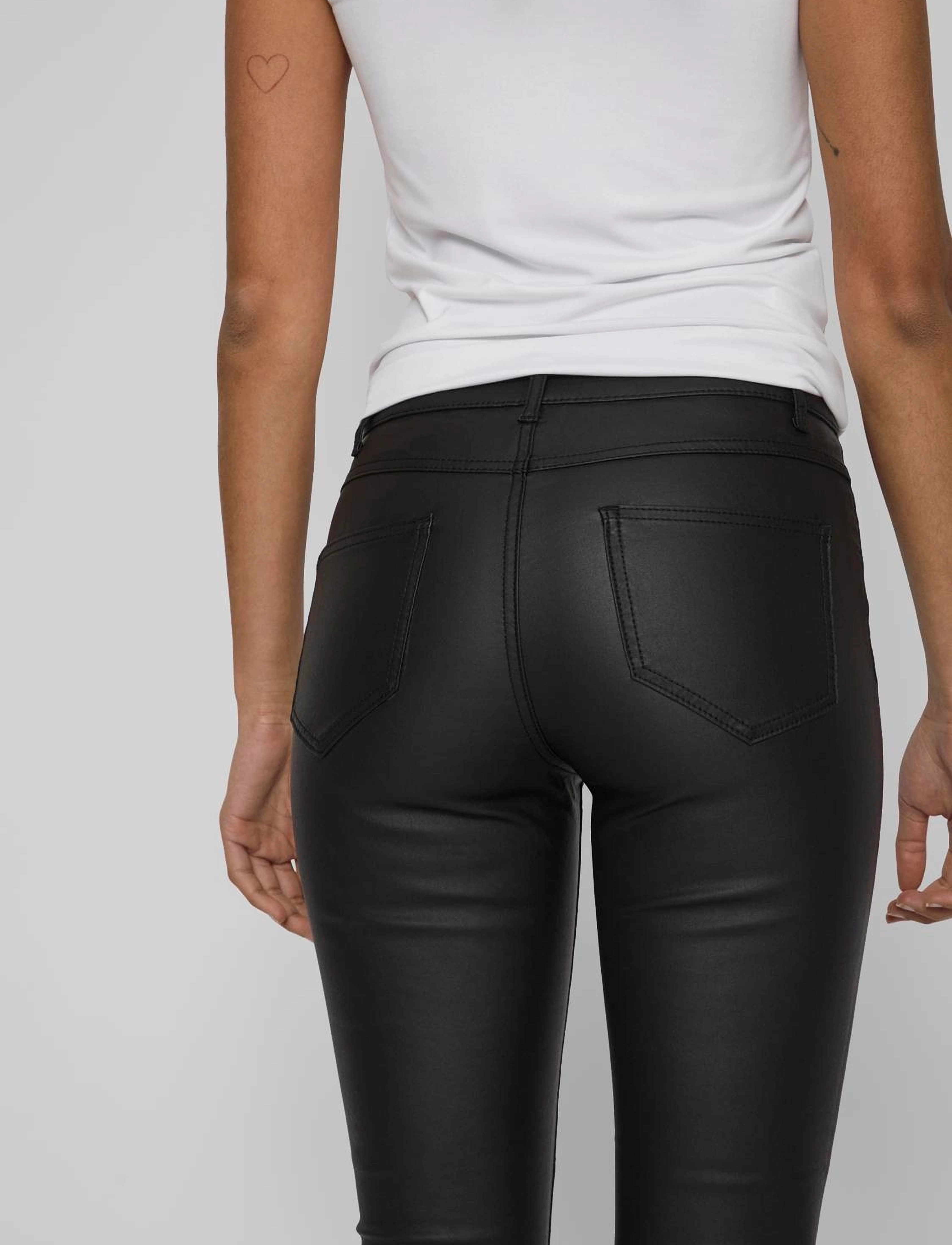 VILA Vicommit coated RWSK New pant skinny jeans dam – bild 10