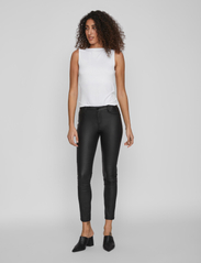 Vila - VICOMMIT COATED RWSK NEW PANT-NOOS - leather trousers - black - 6