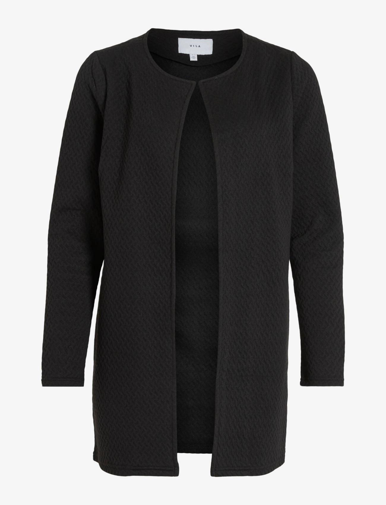 VILA Vinaja New Long Jacke - Noos Schwarz - XS - Damen