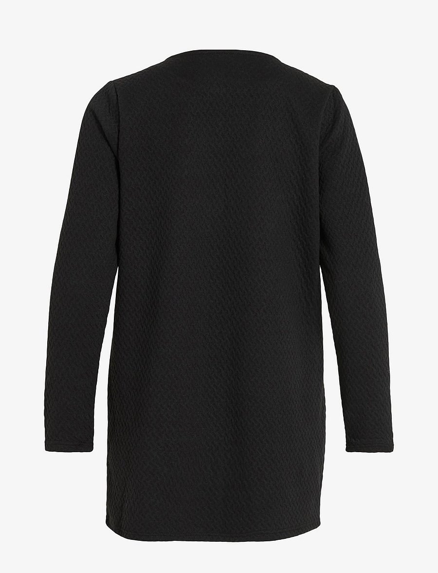 Vila - VINAJA NEW LONG JACKET - NOOS - dunne jassen - black - 2