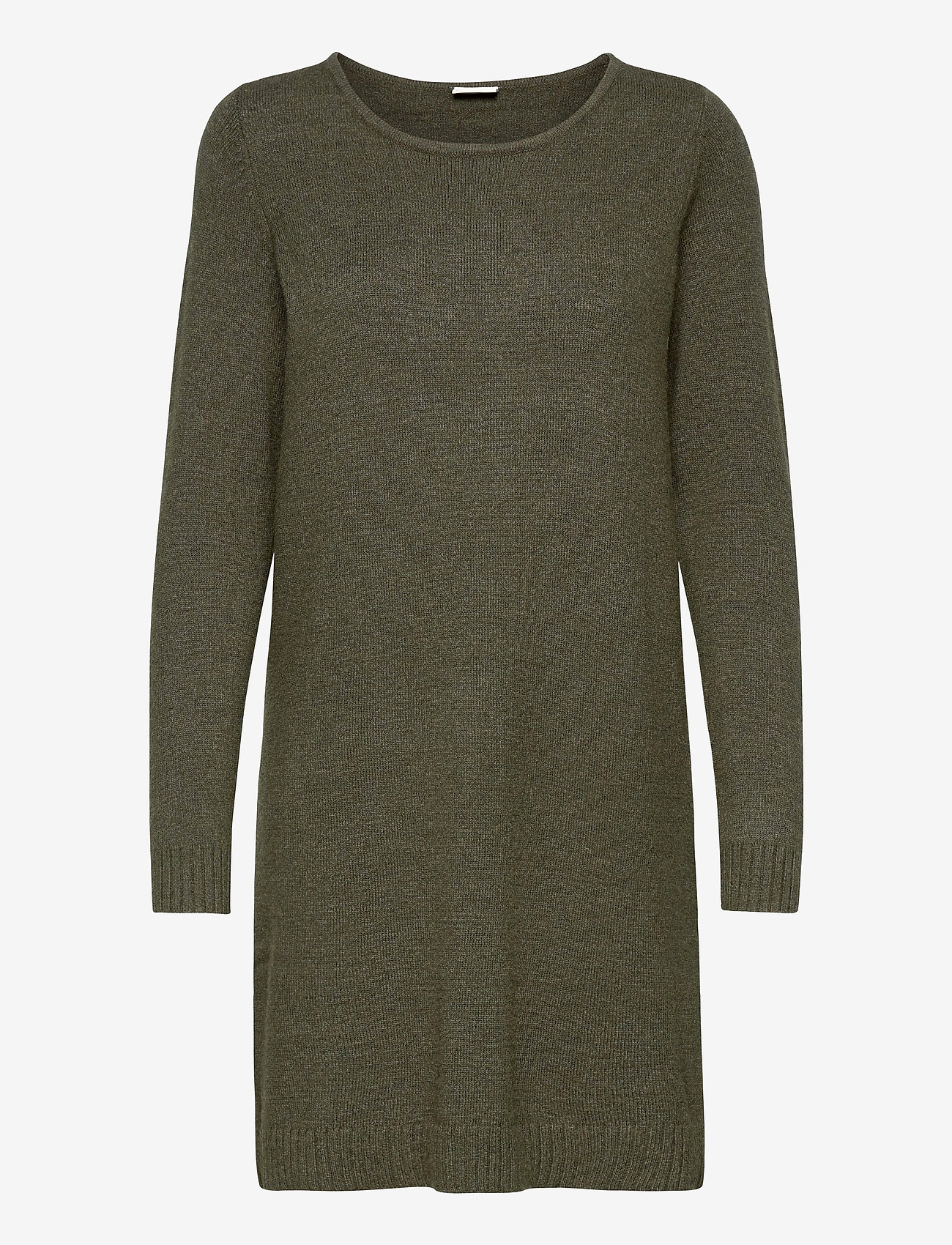 Vila - VIRIL L/S KNIT DRESS - NOOS - forest night - 0
