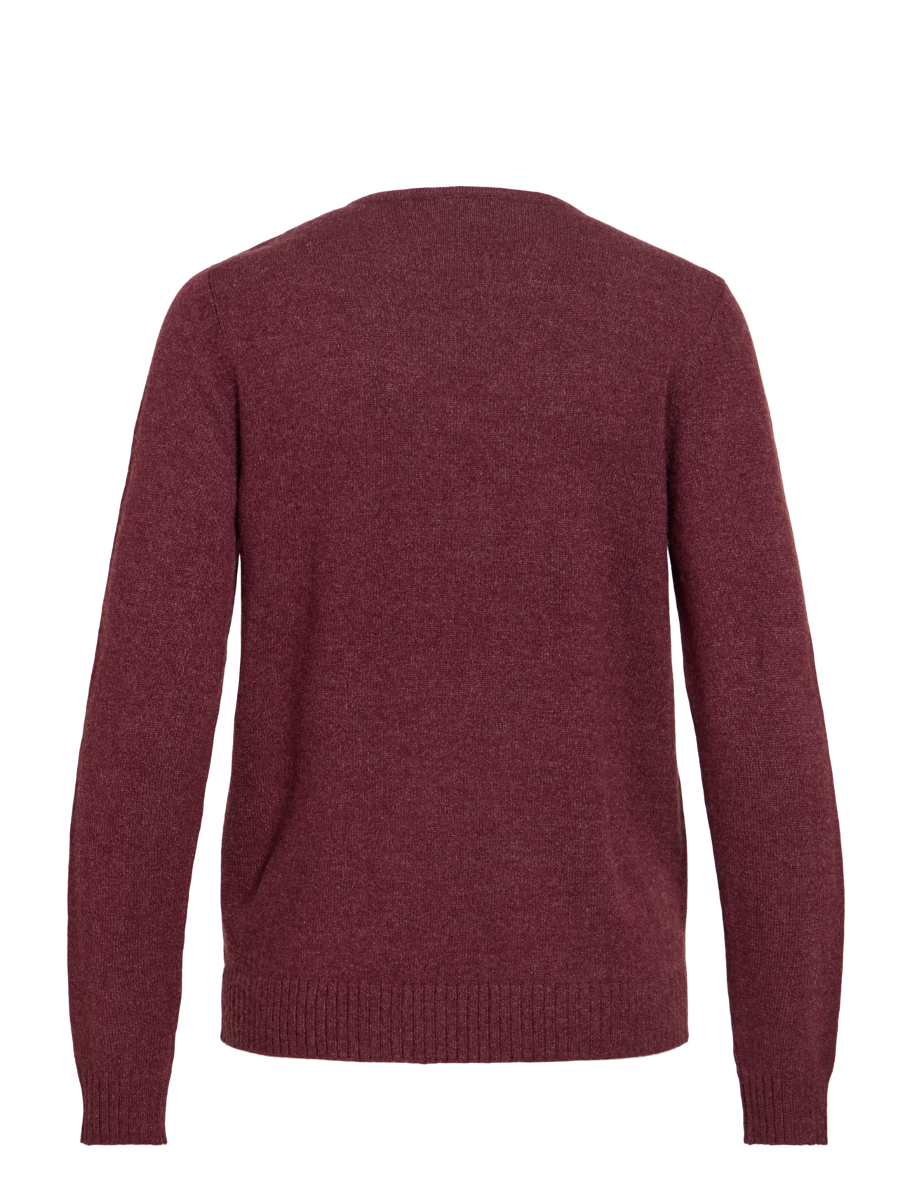 Vila - VIRIL V-NECK L/S  KNIT TOP - NOOS - kampsunid - port royale - 2