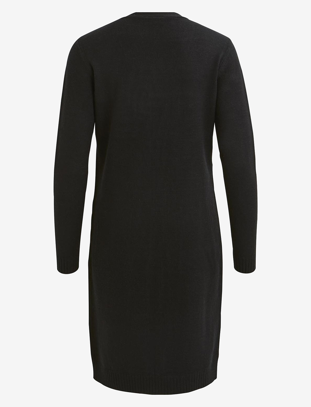 Vila - VIRIL LONG L/S  KNIT CARDIGAN - NOOS - cardigans - black - 2