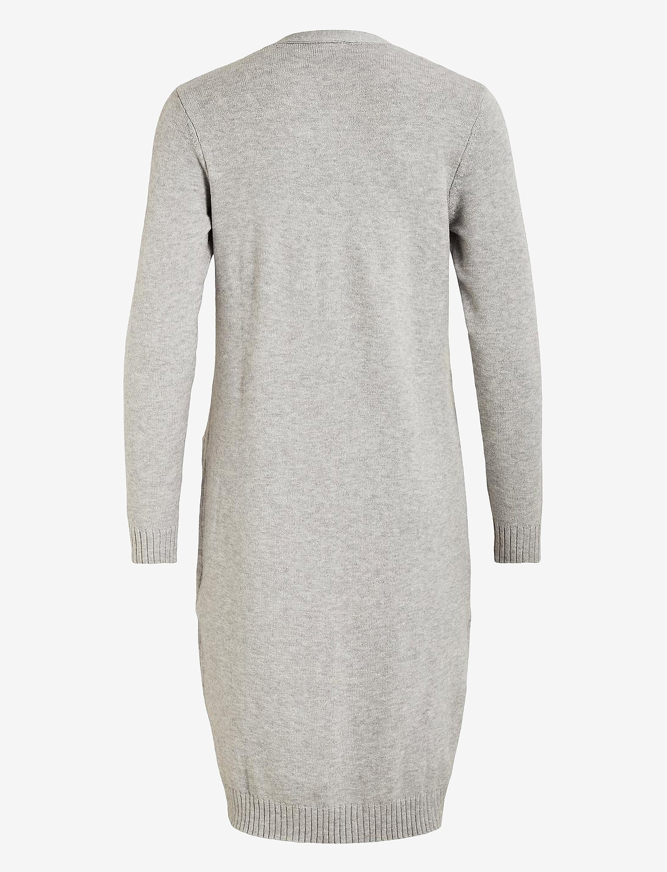 Vila - VIRIL LONG L/S  KNIT CARDIGAN - NOOS - cardigans - light grey melange - 2