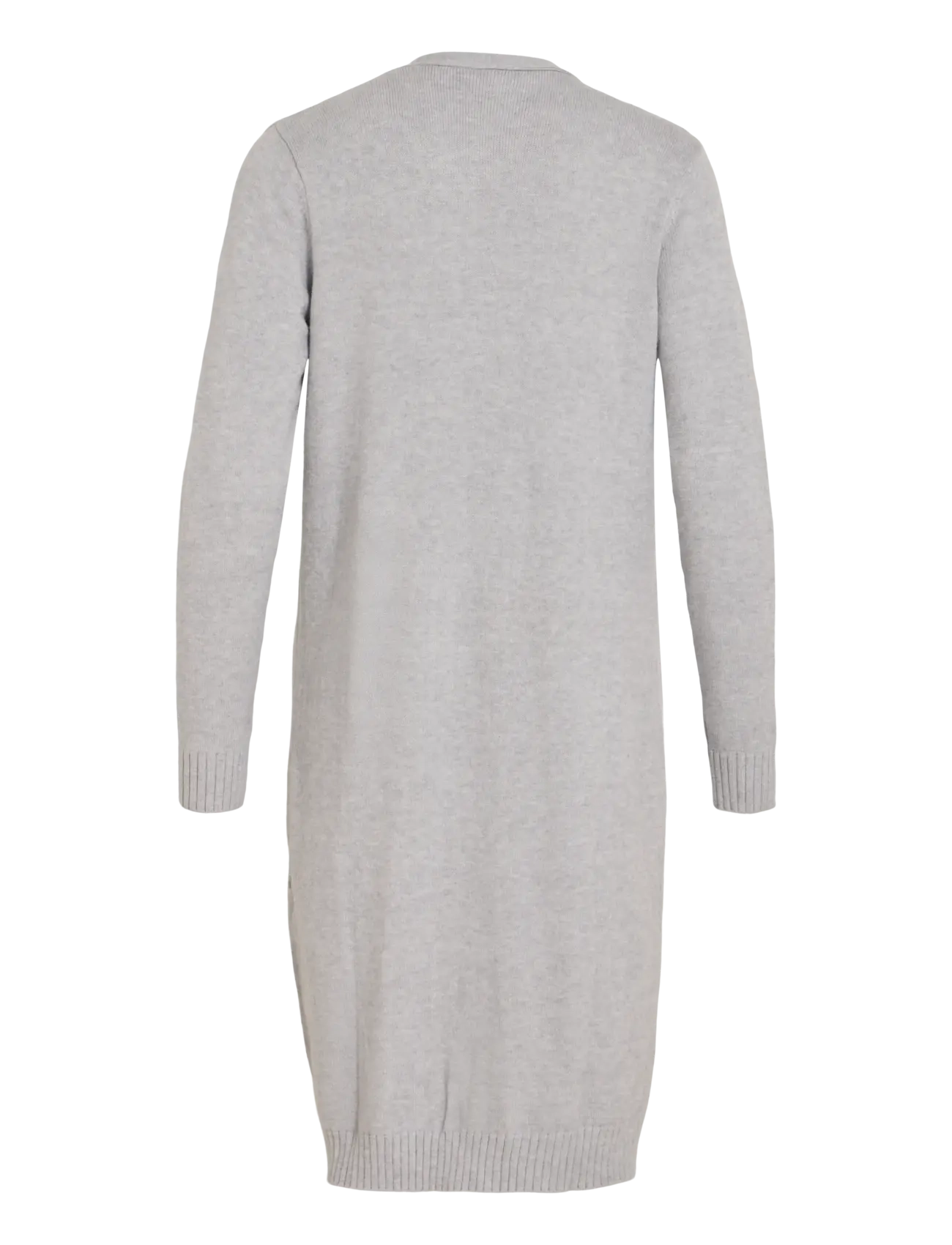 Vila - VIRIL LONG L/S  KNIT CARDIGAN - NOOS - strickjacken - light grey melange - 2