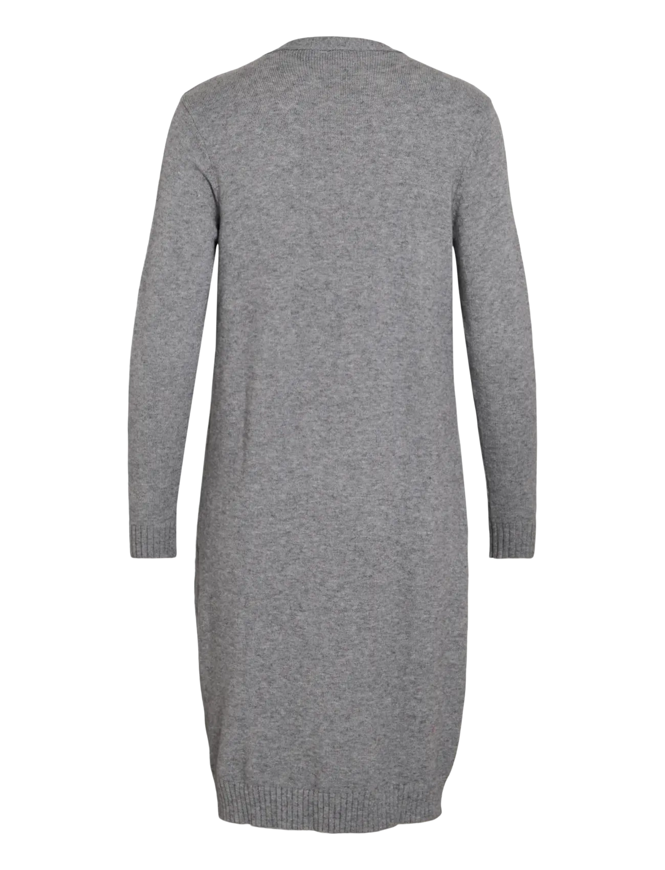 Vila - VIRIL LONG L/S  KNIT CARDIGAN - NOOS - cardigans - medium grey melange - 2