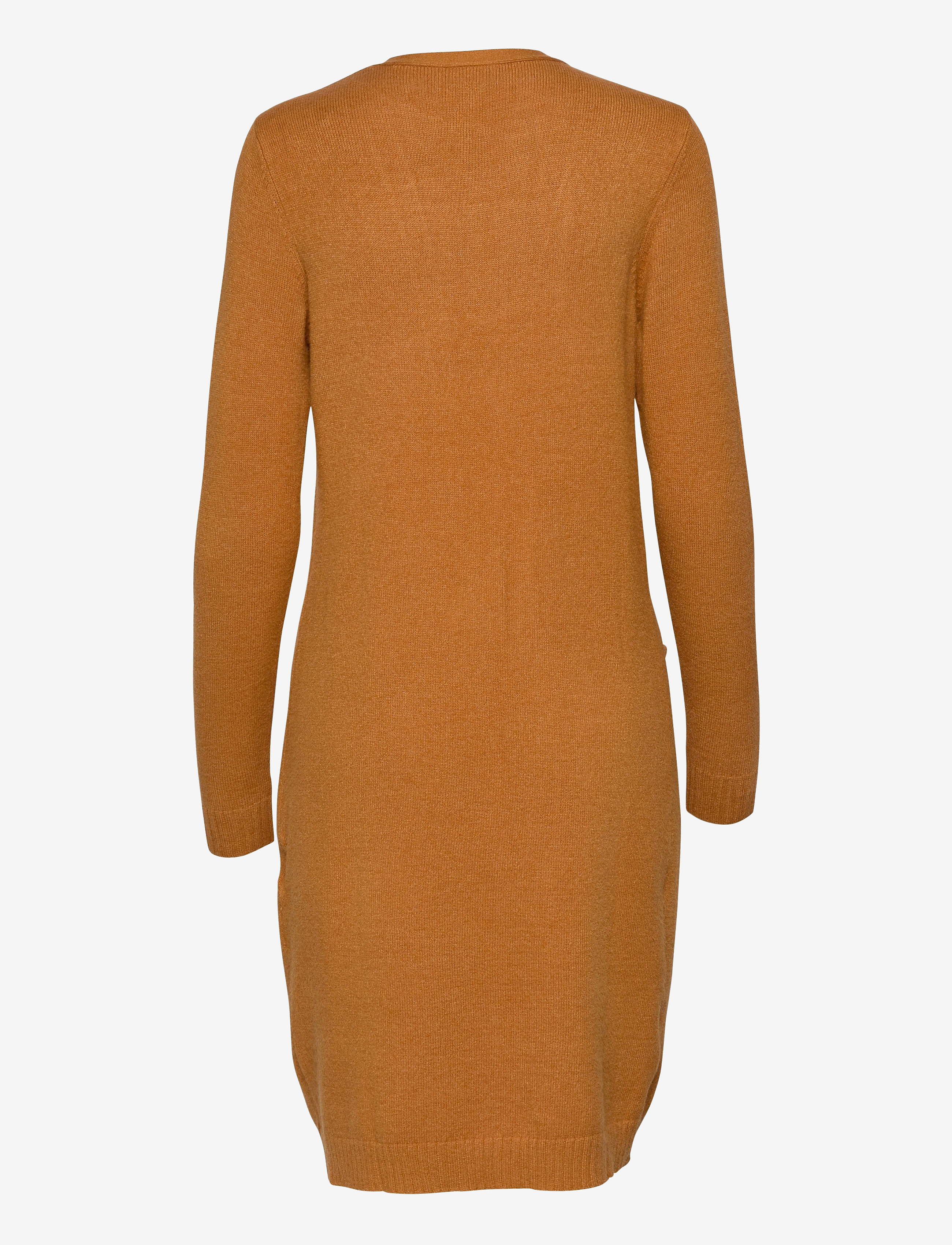 Vila - VIRIL LONG L/S  KNIT CARDIGAN - NOOS - die niedrigsten preise - pumpkin spice - 1