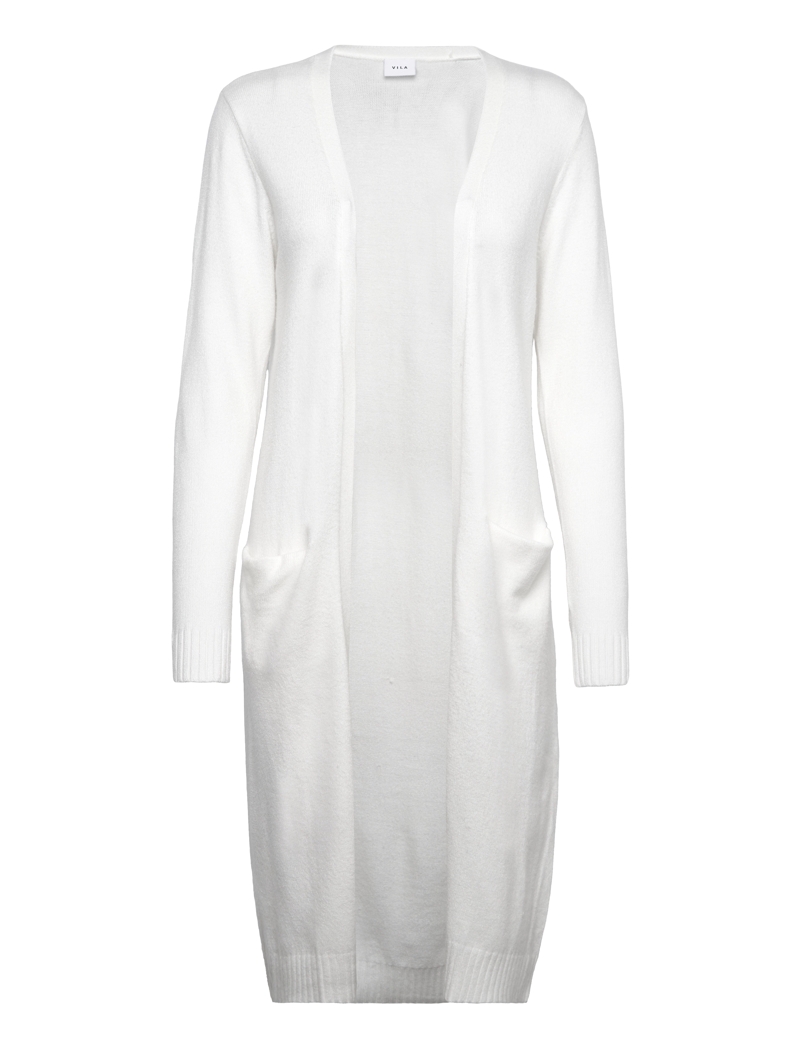 Vila VIRIL LONG L/S  KNIT CARDIGAN - NOOS - Vila - WHITE ALYSSUM / white