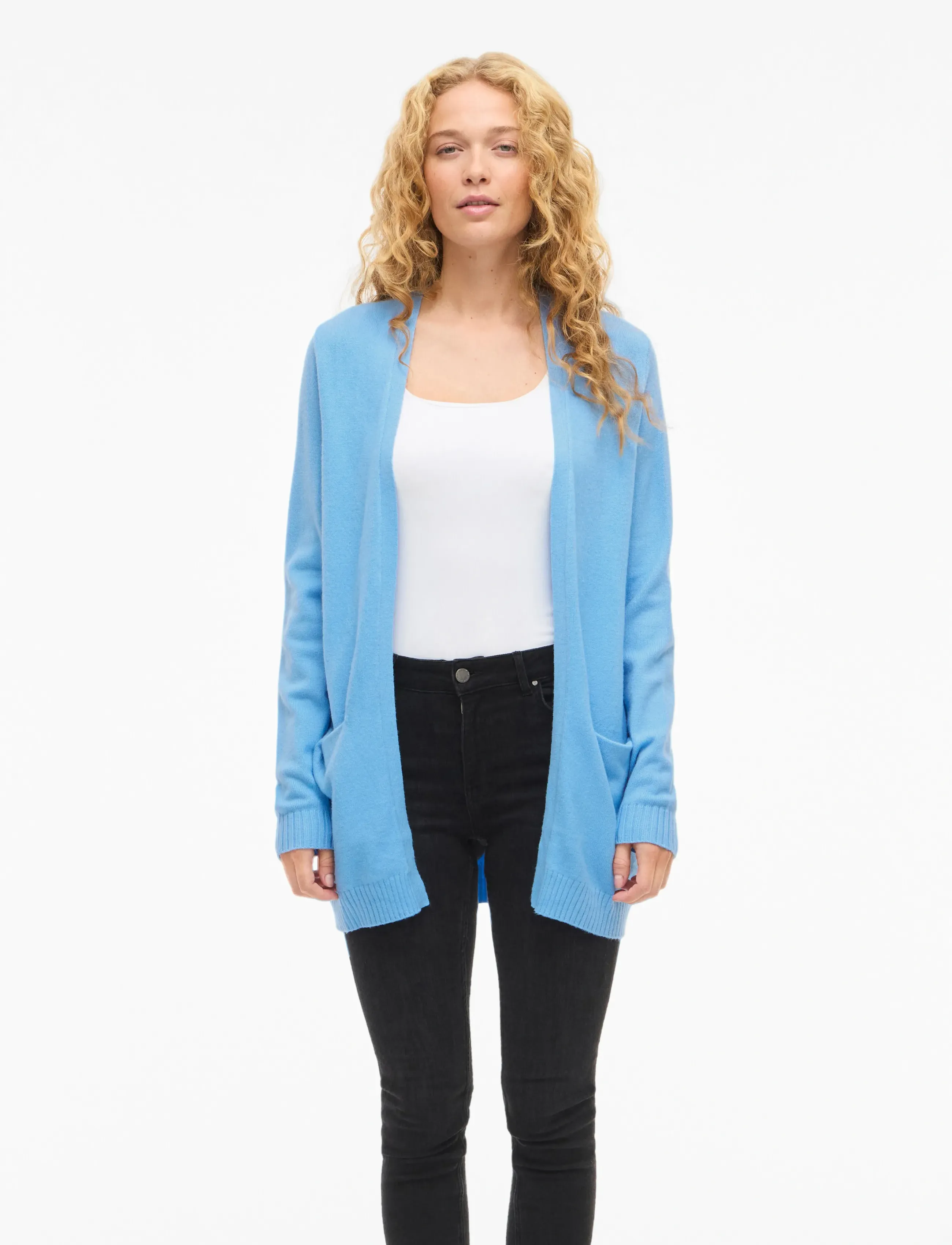 Vila - VIRIL OPEN L/S KNIT CARDIGAN - NOOS - cardigans - all aboard - 0