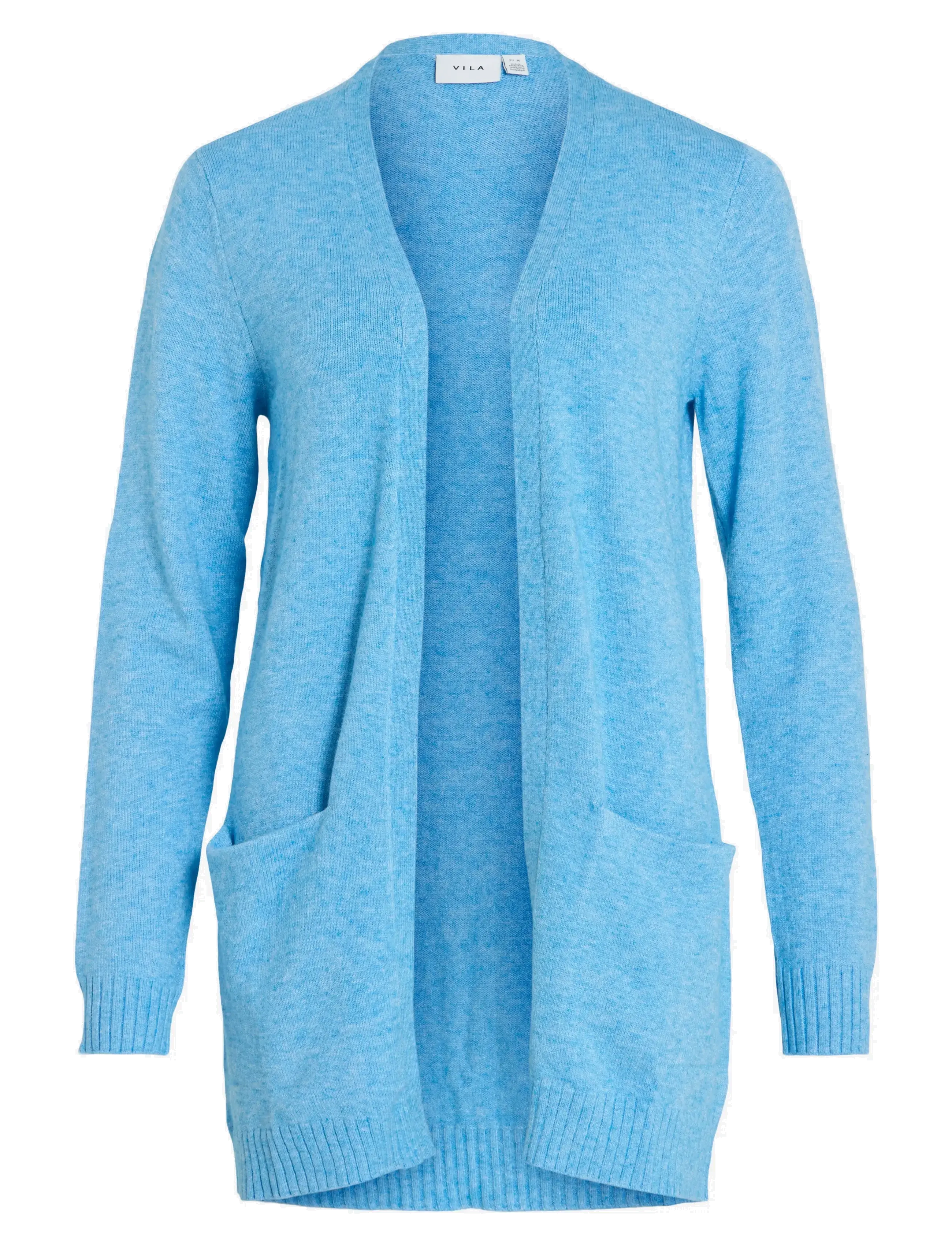 Vila VIRIL OPEN L/S KNIT CARDIGAN - NOOS - Cardigans - BLISSFUL BLUE / blue