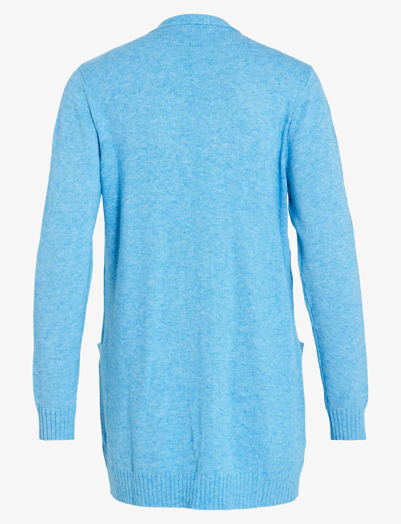 Vila - VIRIL OPEN L/S KNIT CARDIGAN - NOOS - cardigans - blissful blue - 2