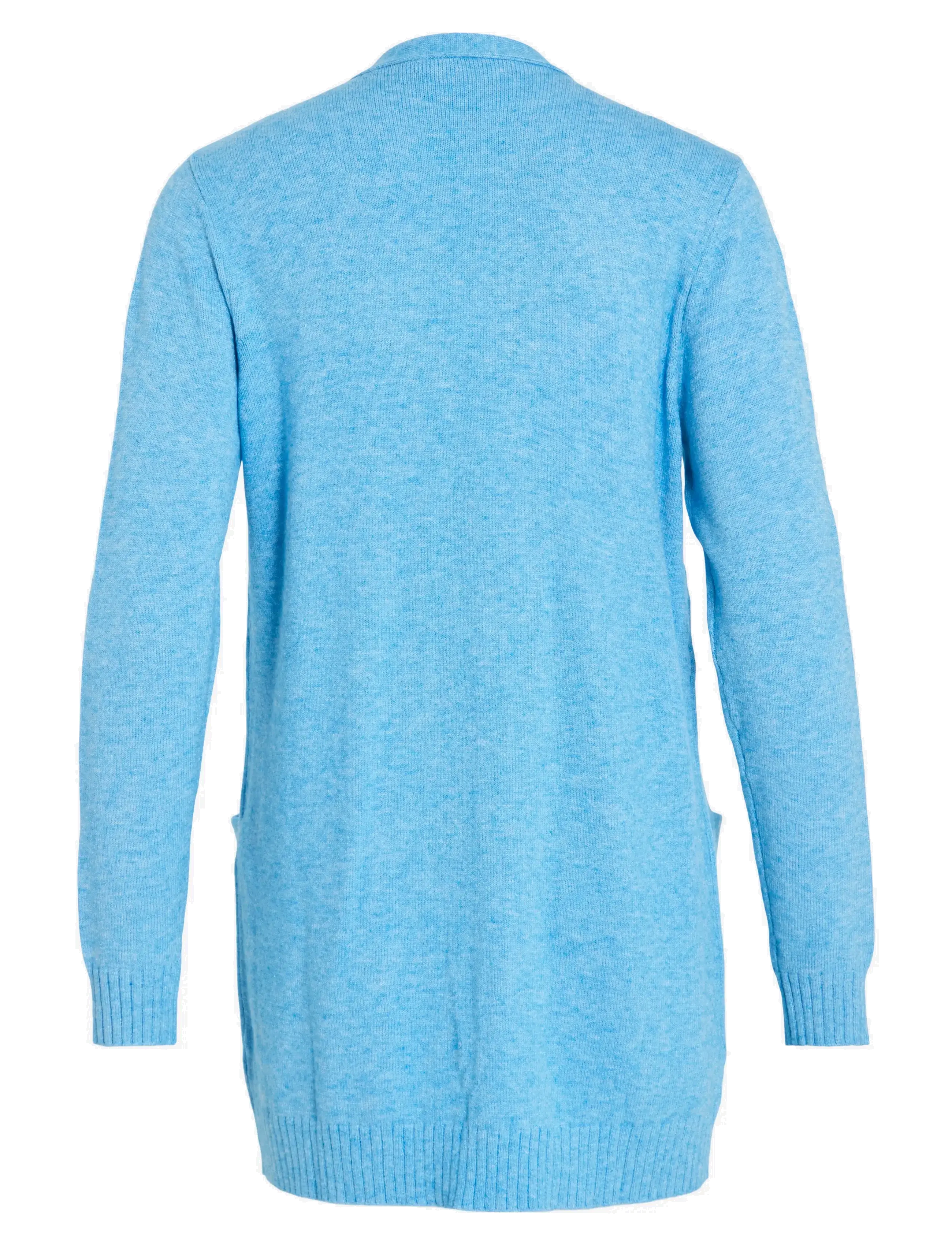 Vila - VIRIL OPEN L/S KNIT CARDIGAN - NOOS - koftor - blissful blue - 2