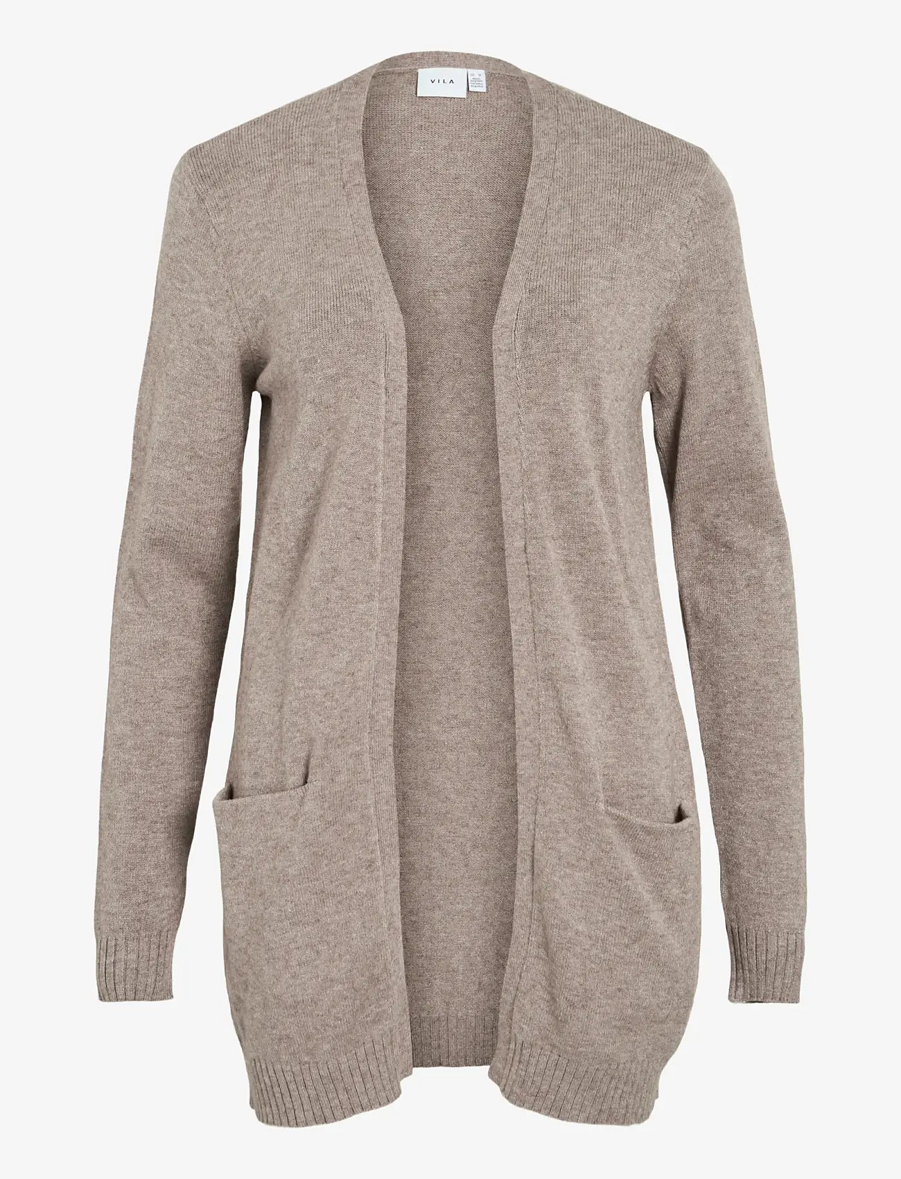 Vila - VIRIL OPEN L/S KNIT CARDIGAN - NOOS - cardigans - falcon - 1