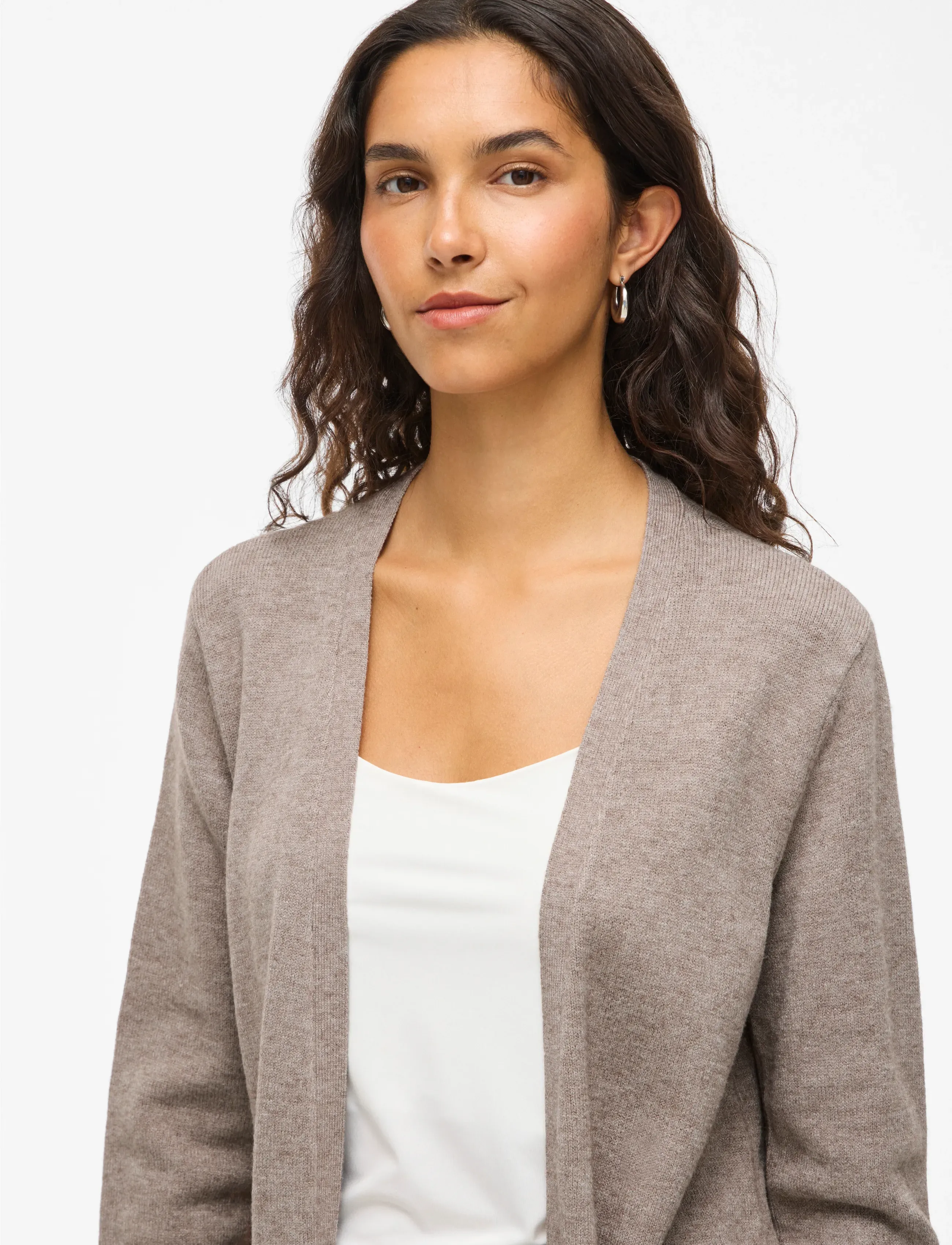 Vila - VIRIL OPEN L/S KNIT CARDIGAN - NOOS - cardigans - falcon - 5