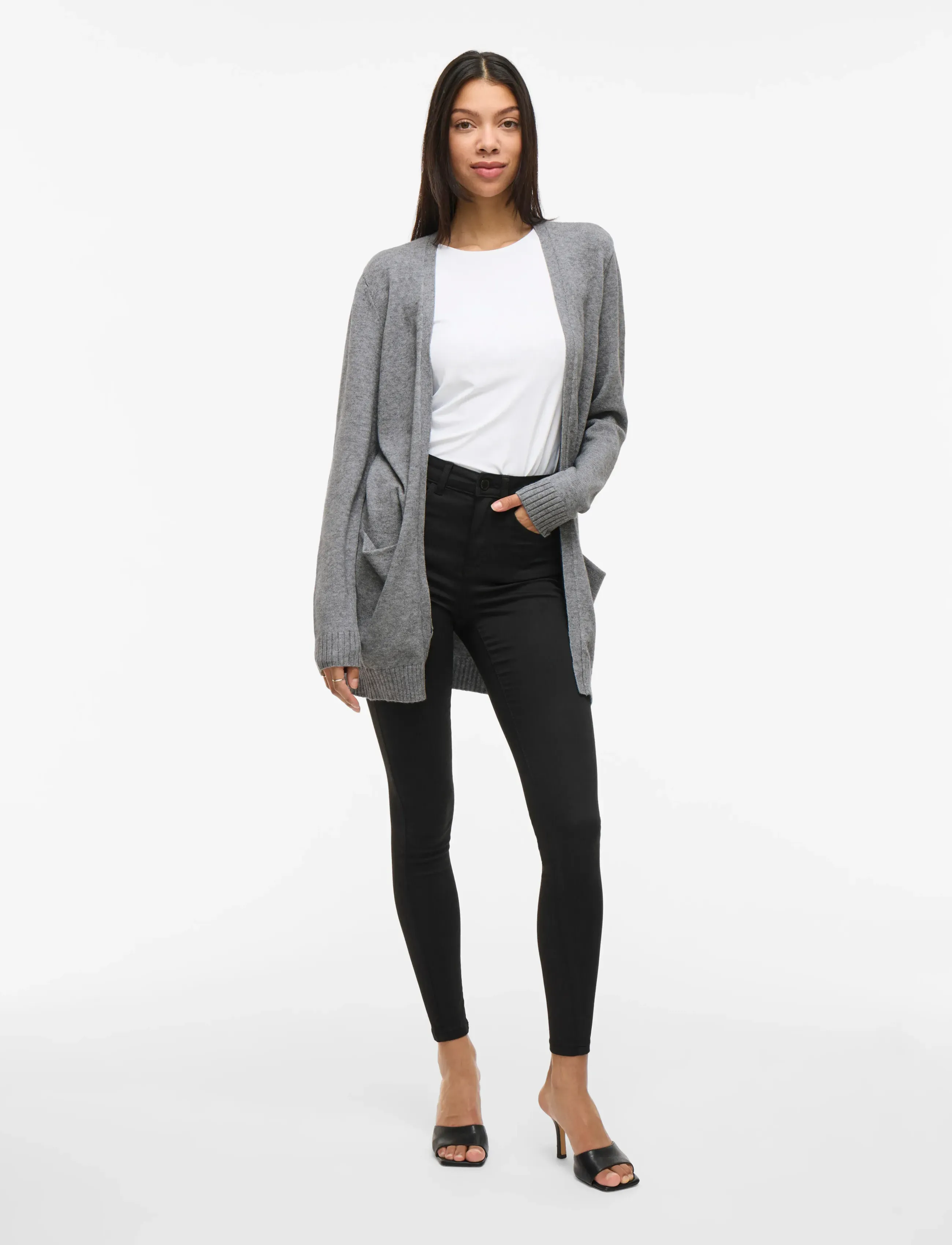Viril Open L/S Knit Cardigan Noos
